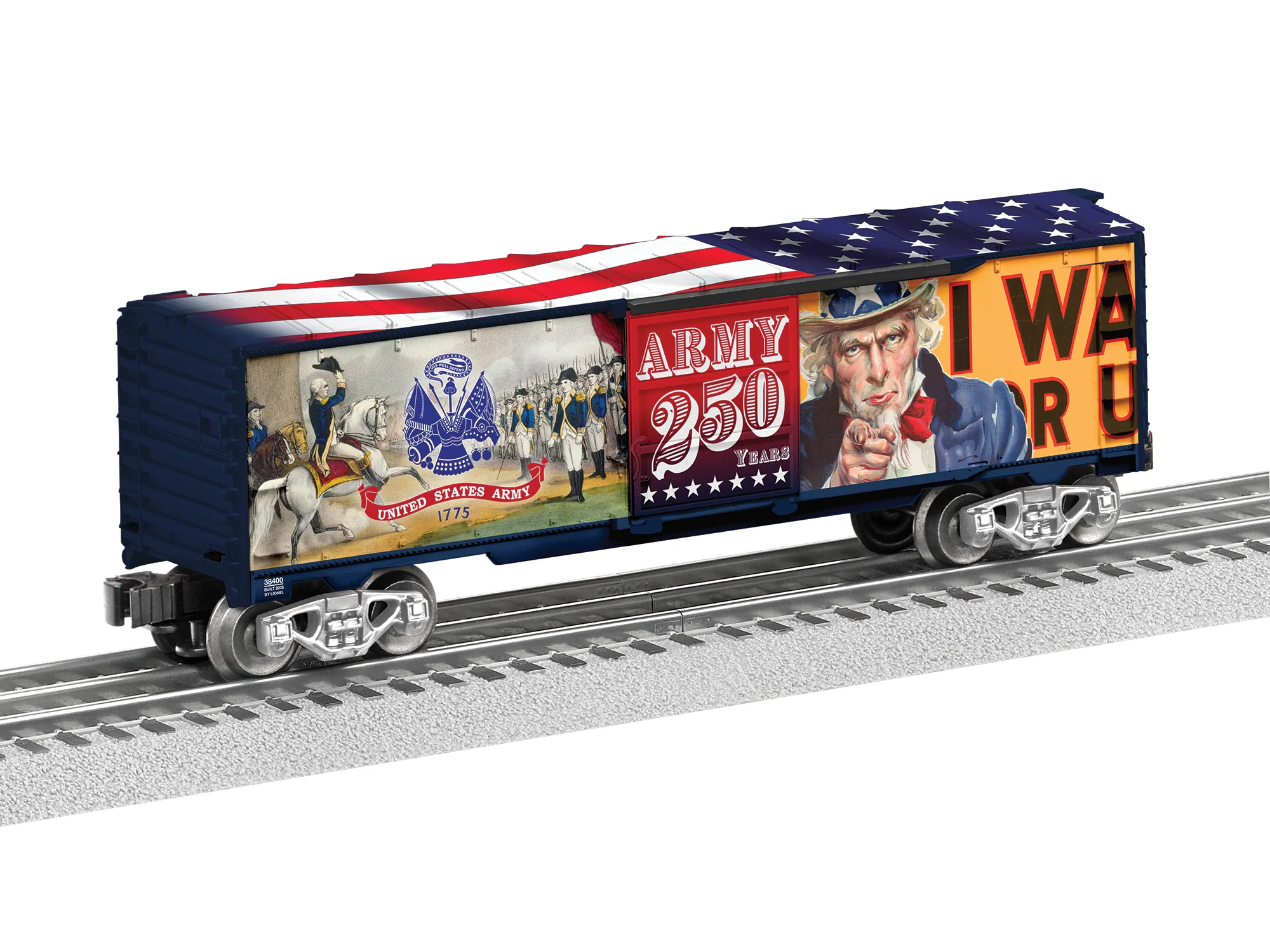 Lionel 2538400 - 250th U.S. America - Boxcar "U.S. Army" #1775 - Image 3