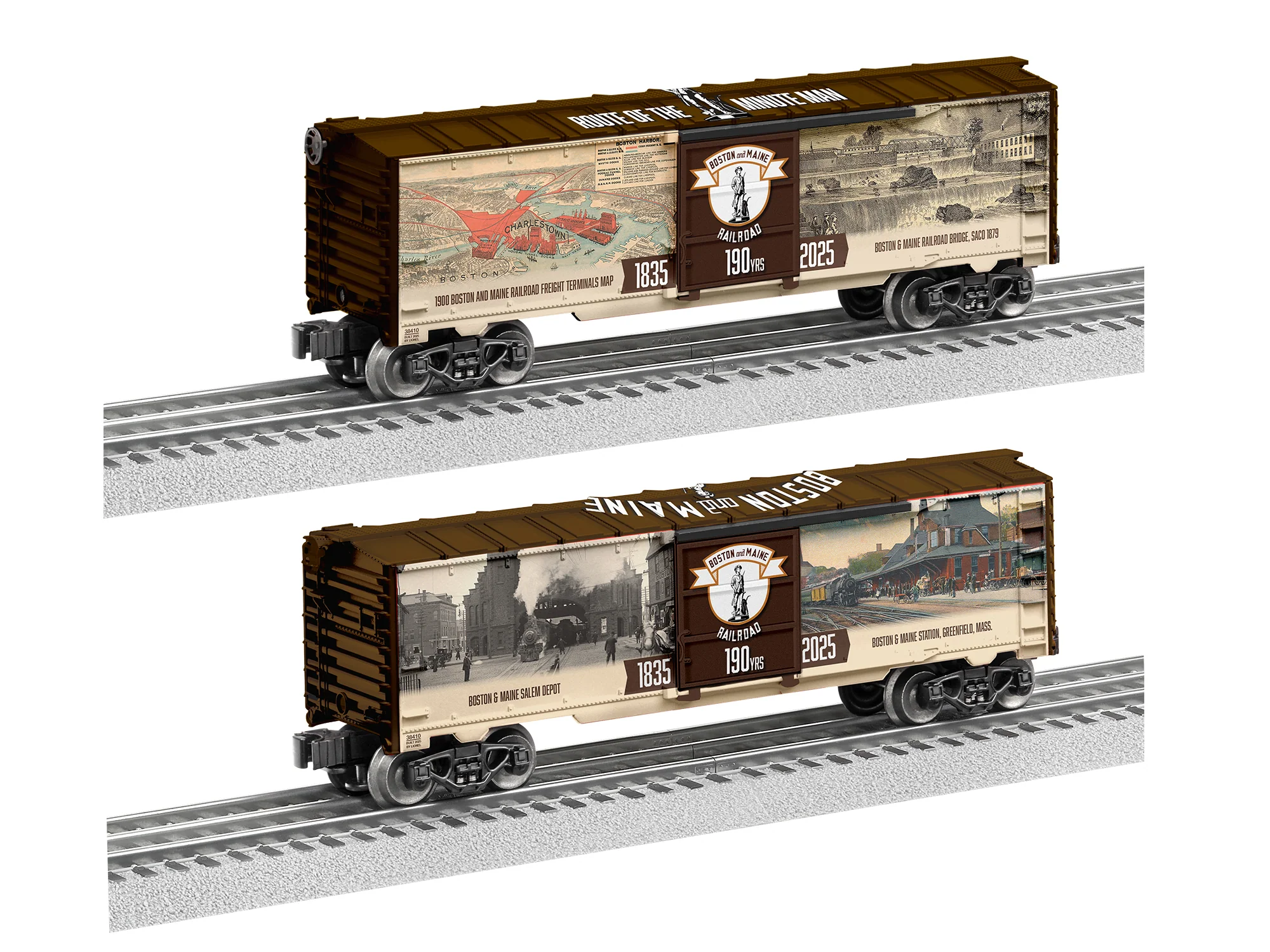 Lionel 2538410 - 190th Anniversary Boxcar "Boston & Maine" - Image 4