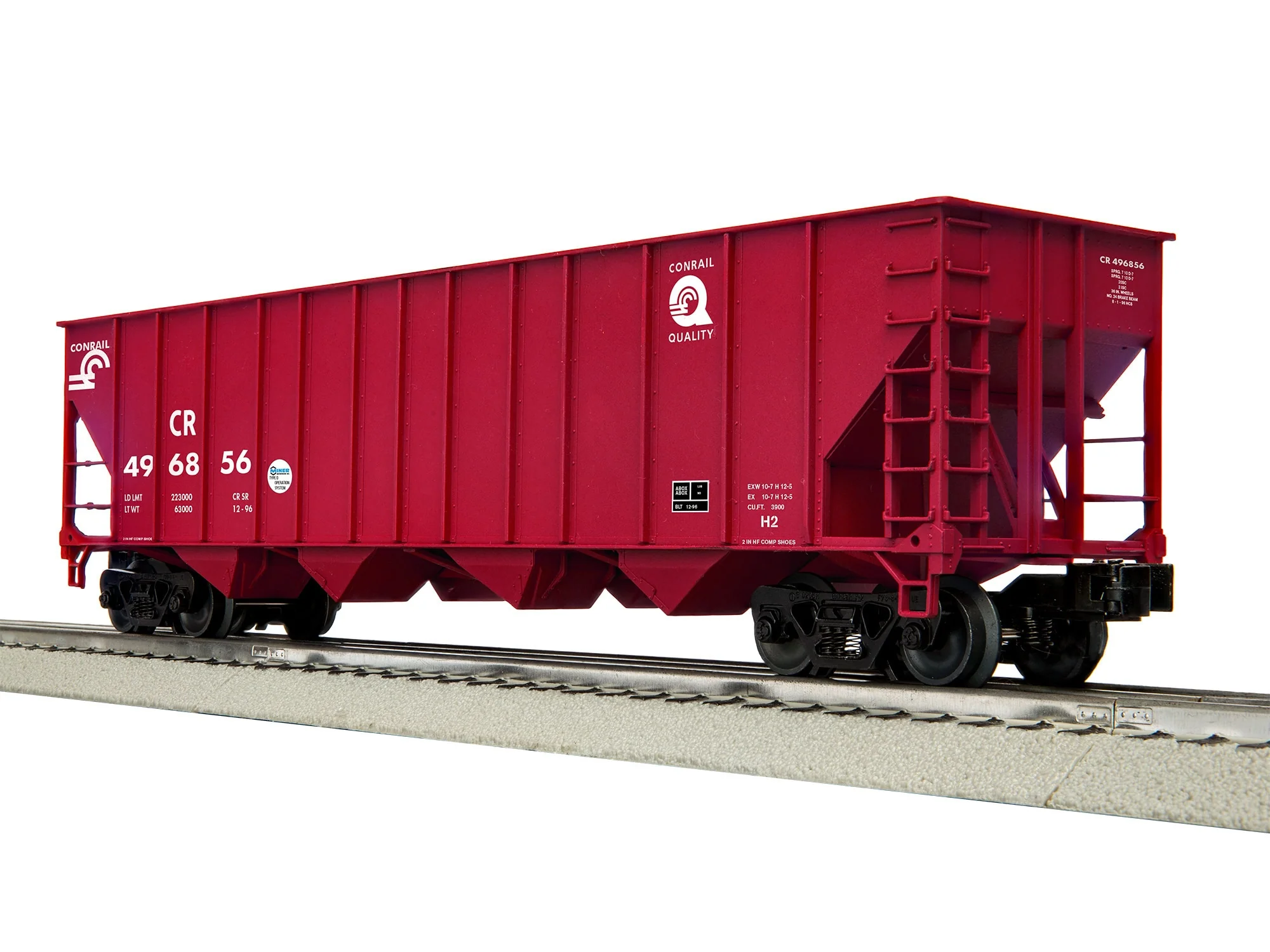 Lionel 2542265 - 4-Bay Hopper Car "Conrail" (3-Car) Set B - Image 3