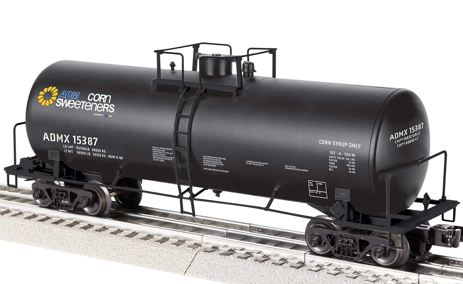 Lionel 2542361 - 40' Tank Car "ADM" #15387 - Image 3