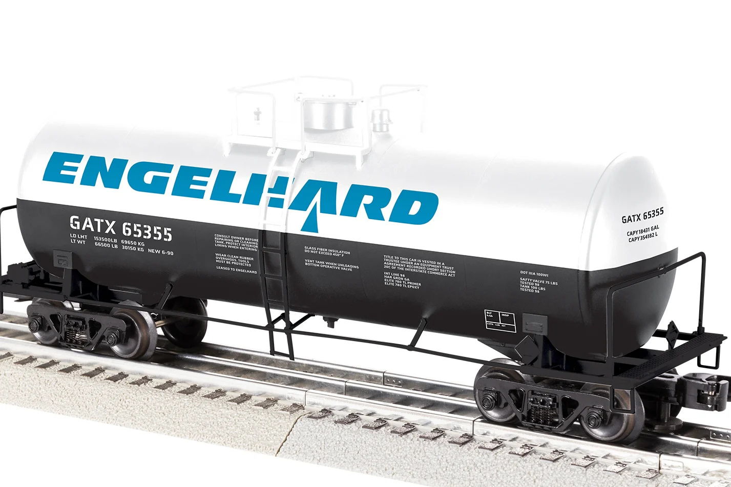 Lionel 2542371 - 40' Tank Car "Engelhard" #65355 - Image 3