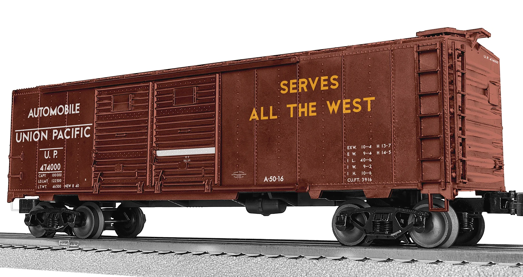 Lionel 2542461 - 40' Double Door Boxcar "Union Pacific" #474000 - Image 4