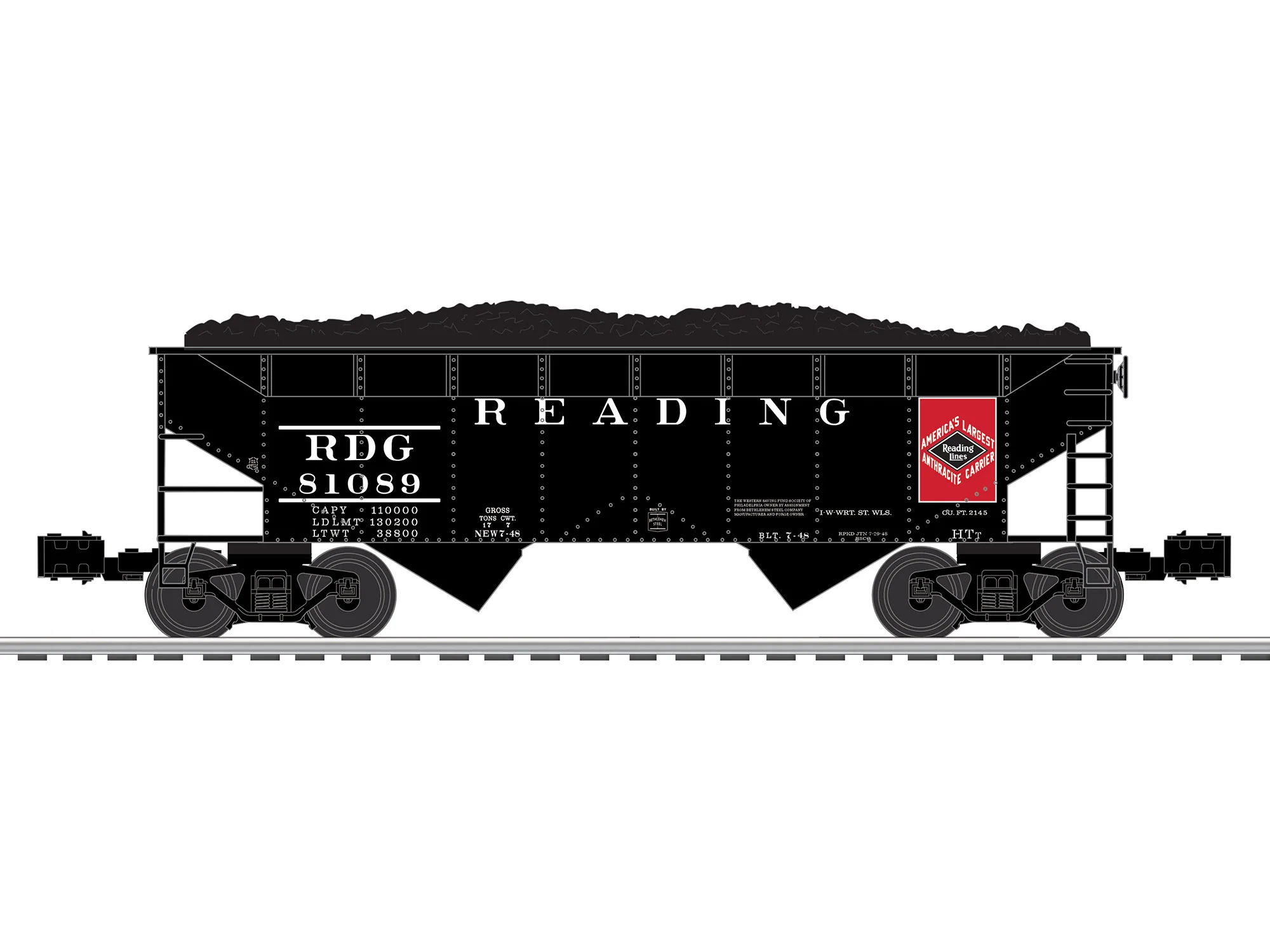 Lionel 2622060 - King Coal Freight Set "Reading" #2118 - Image 4
