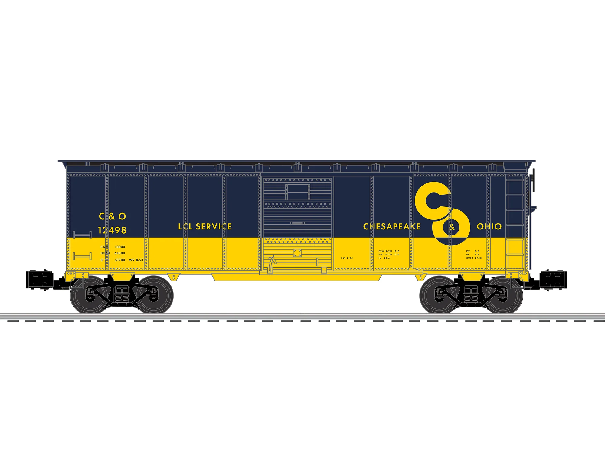 Lionel 2622080 - Mighty Allegheny Freight Set "Chesapeake & Ohio" #1626 - Image 6