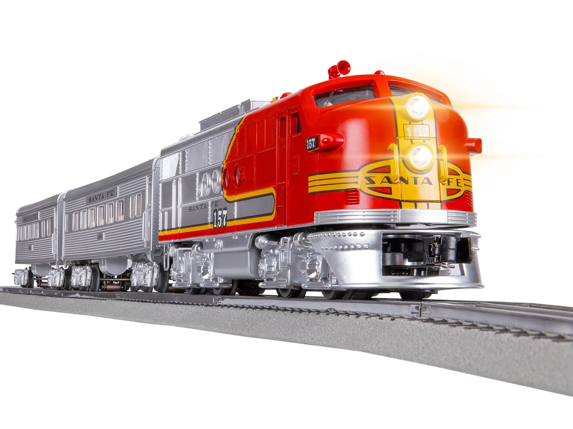 Lionel 2623110 - LionChief Passenger Set "Santa Fe" (Super Chief) w/ Bluetooth 5.0 - Image 2