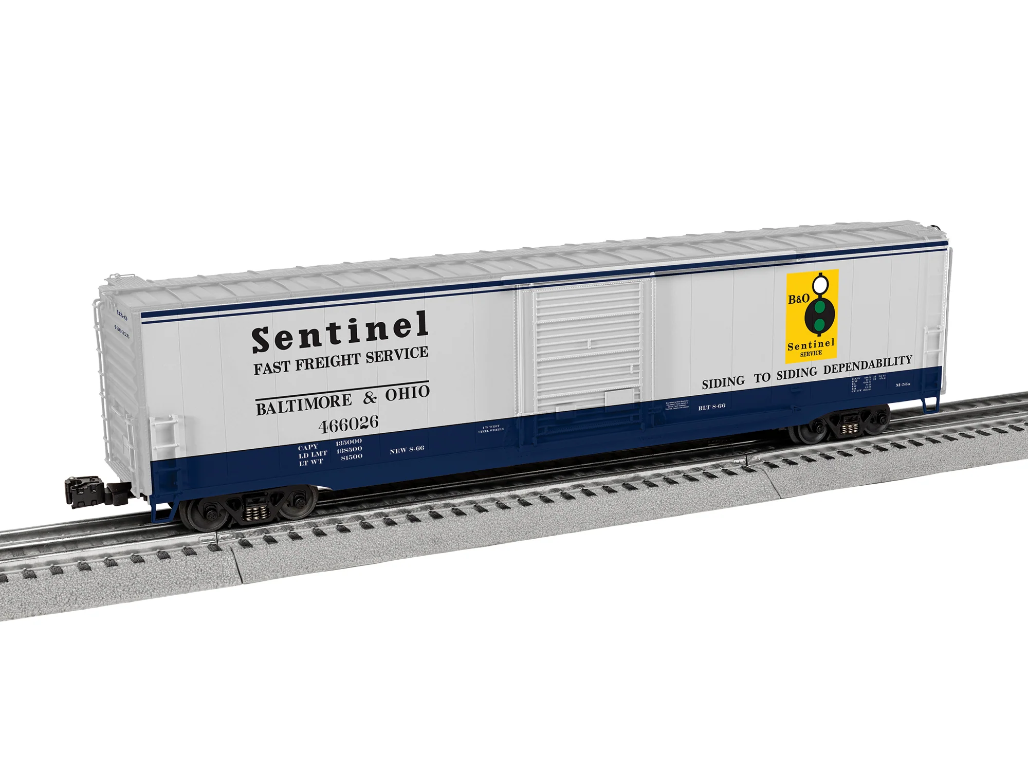 Lionel 2626091 - 60' Single Door Boxcar "Baltimore & Ohio" #466026