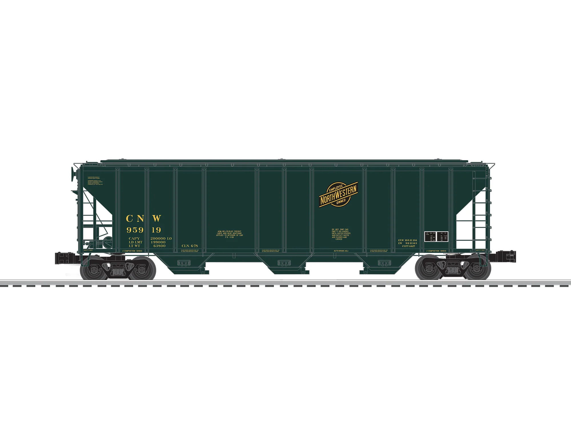 Lionel 2626501 - PS-2CD 4427 Hopper Car "Chicago & North Western" #95919