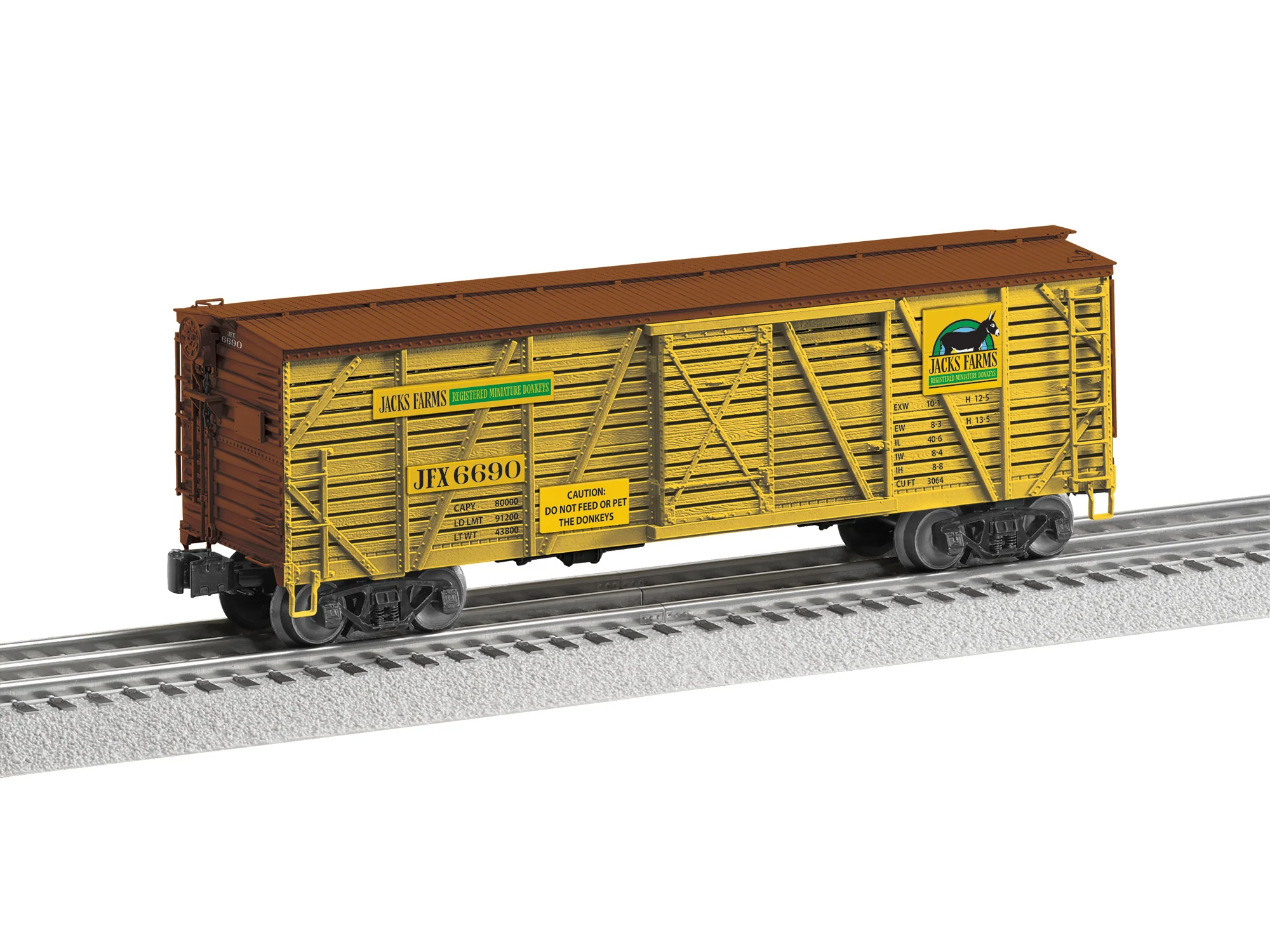 Lionel 2626690 - Vision Line Stock Car "Jack's Donkey Farm" #JFX 6690
