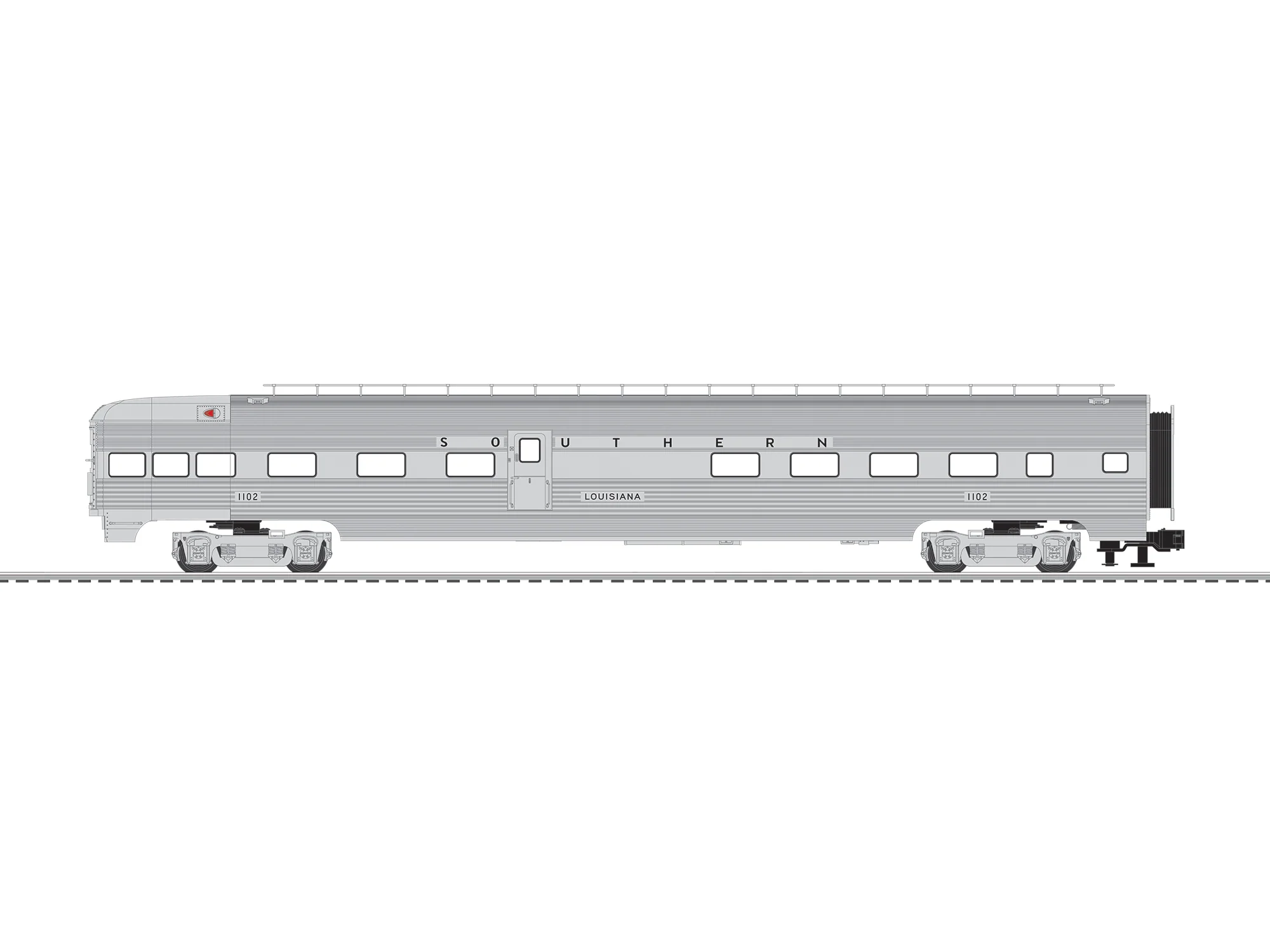 Lionel 2627730 - 21" Passenger Car Set "Southern" (4-Car) - Image 5