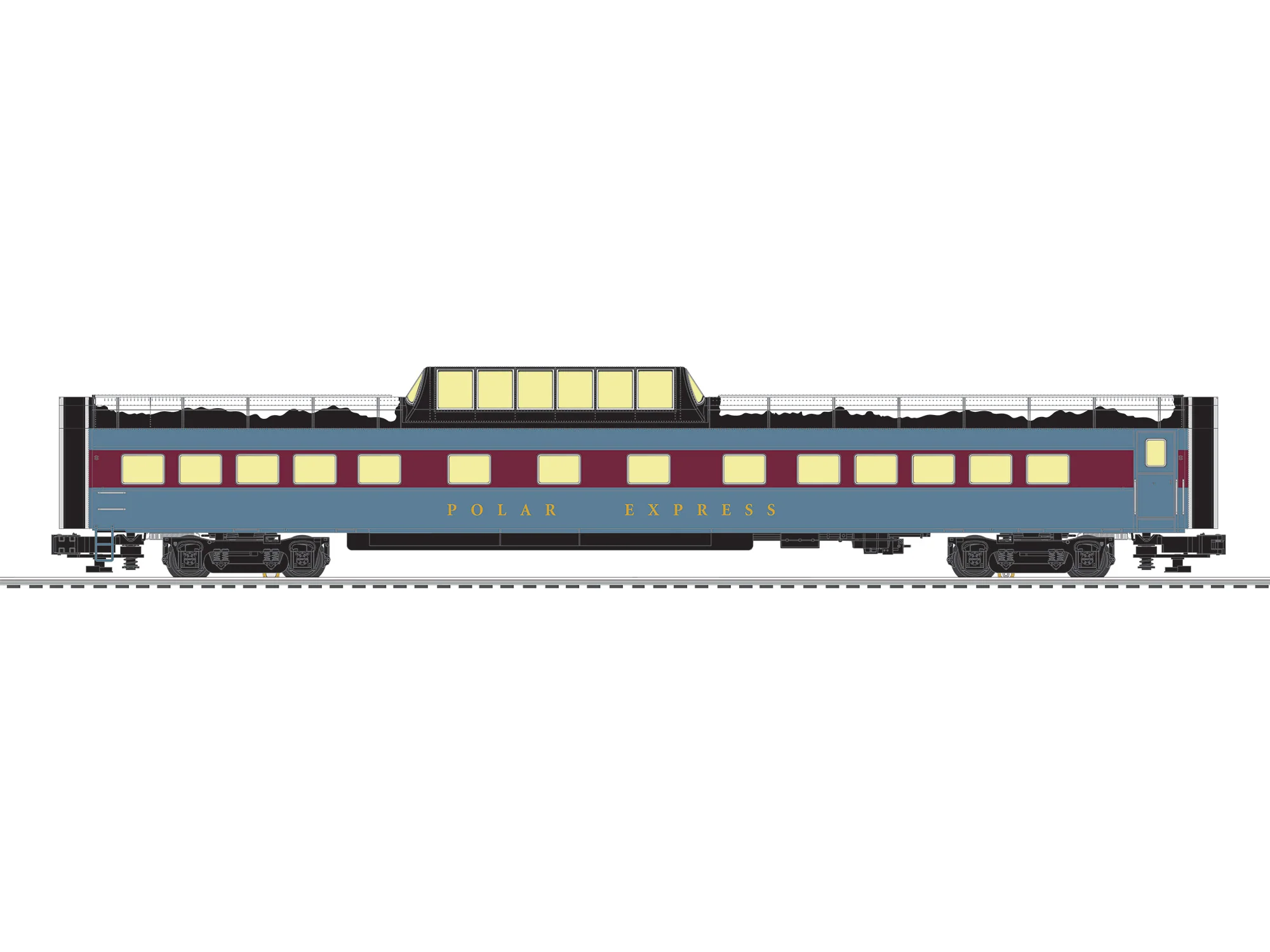 Lionel 2627770 - 21" Passenger Car Set "The Polar Express" (2-Car) - Image 2