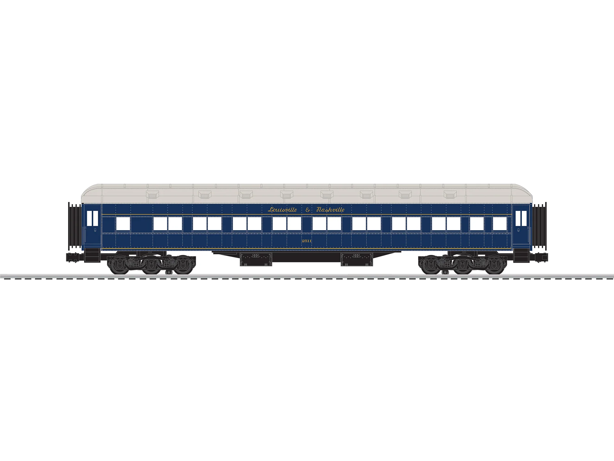 Lionel 2627800 - 18" Passenger Car "Louisville & Nashville" (2-Car) Set B - Image 2