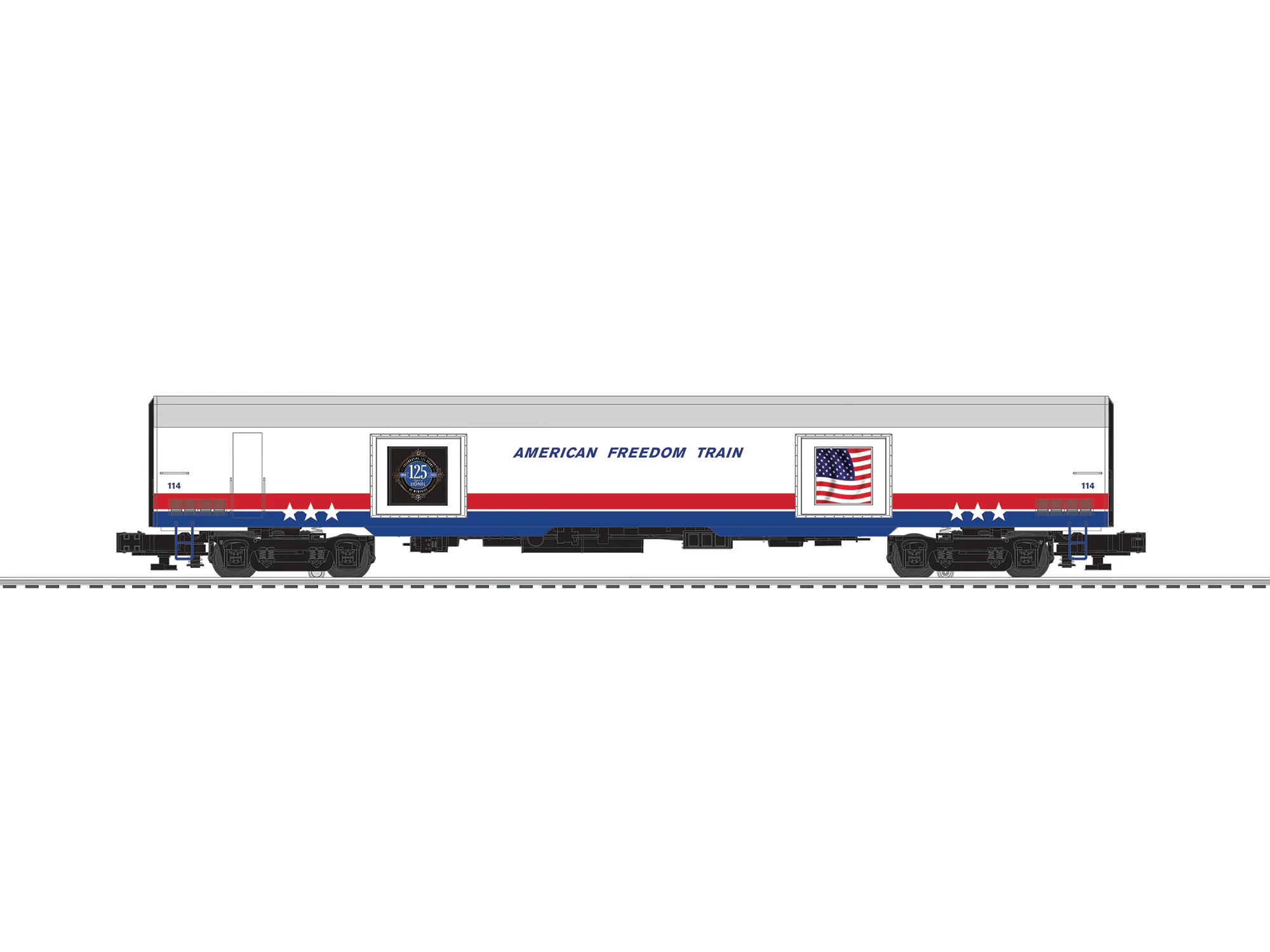 Lionel 2627910 - 250th Anniversary - Exhibit Cars "American Freedom Train" (4-Car) - Image 4