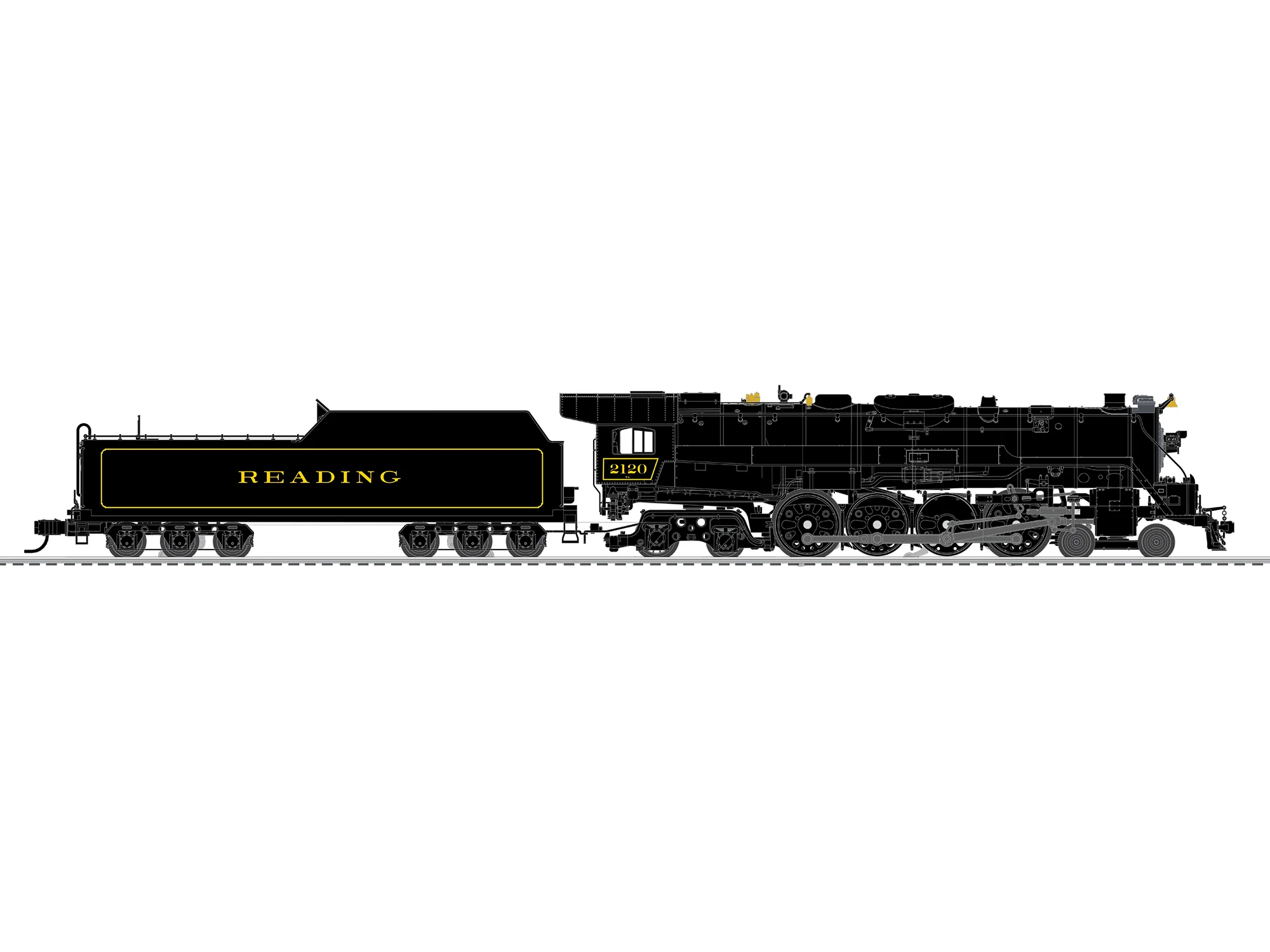 Lionel 2631382 - Legacy T1 Steam Locomotive "Reading" #2102