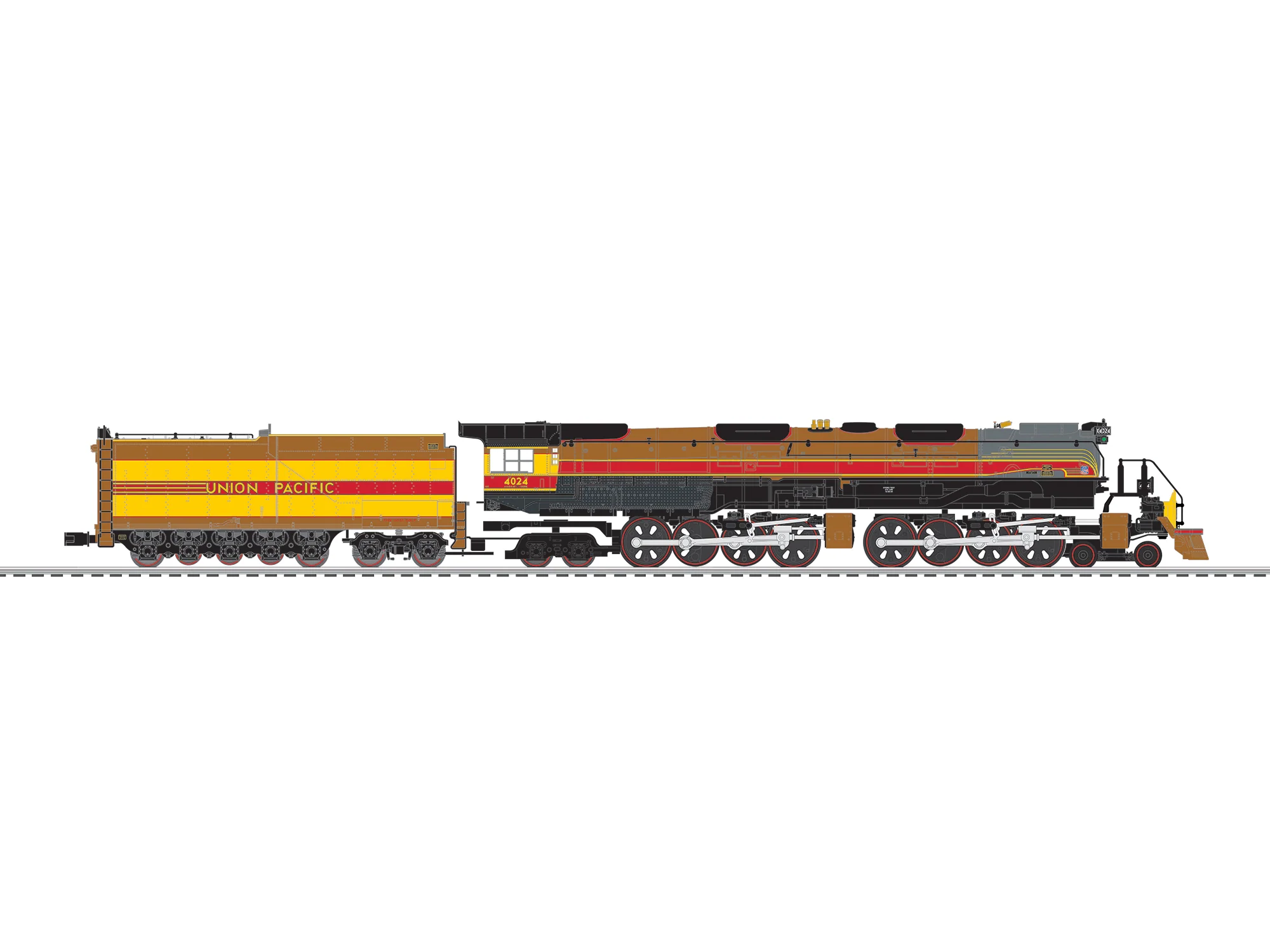 Lionel 2632090 - LionChief+ 2.0 LionMaster Big Boy Steam Locomotive "Union Pacific" #4024