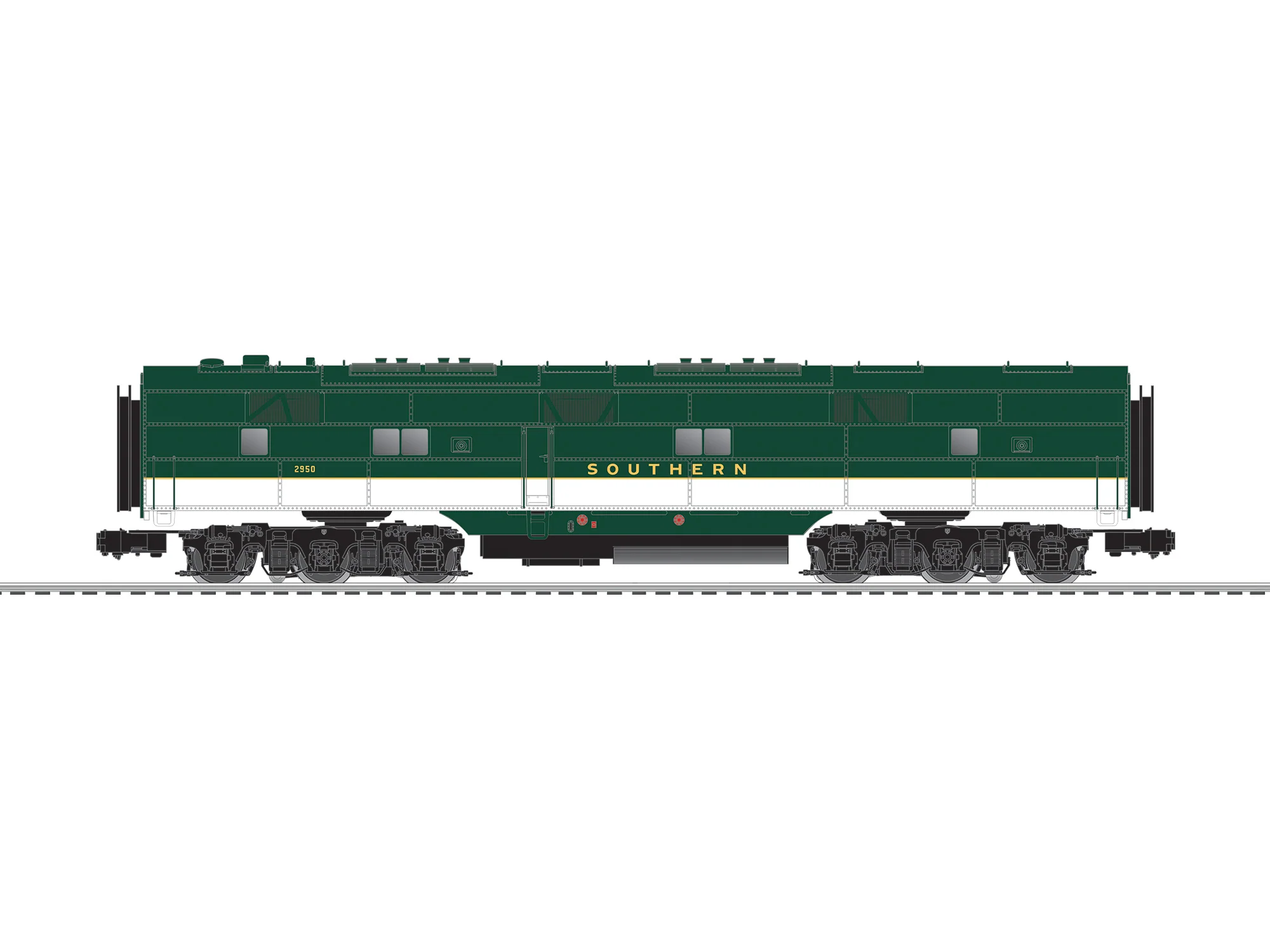 Lionel 2633629 - E7B SuperBass "Southern" #2950