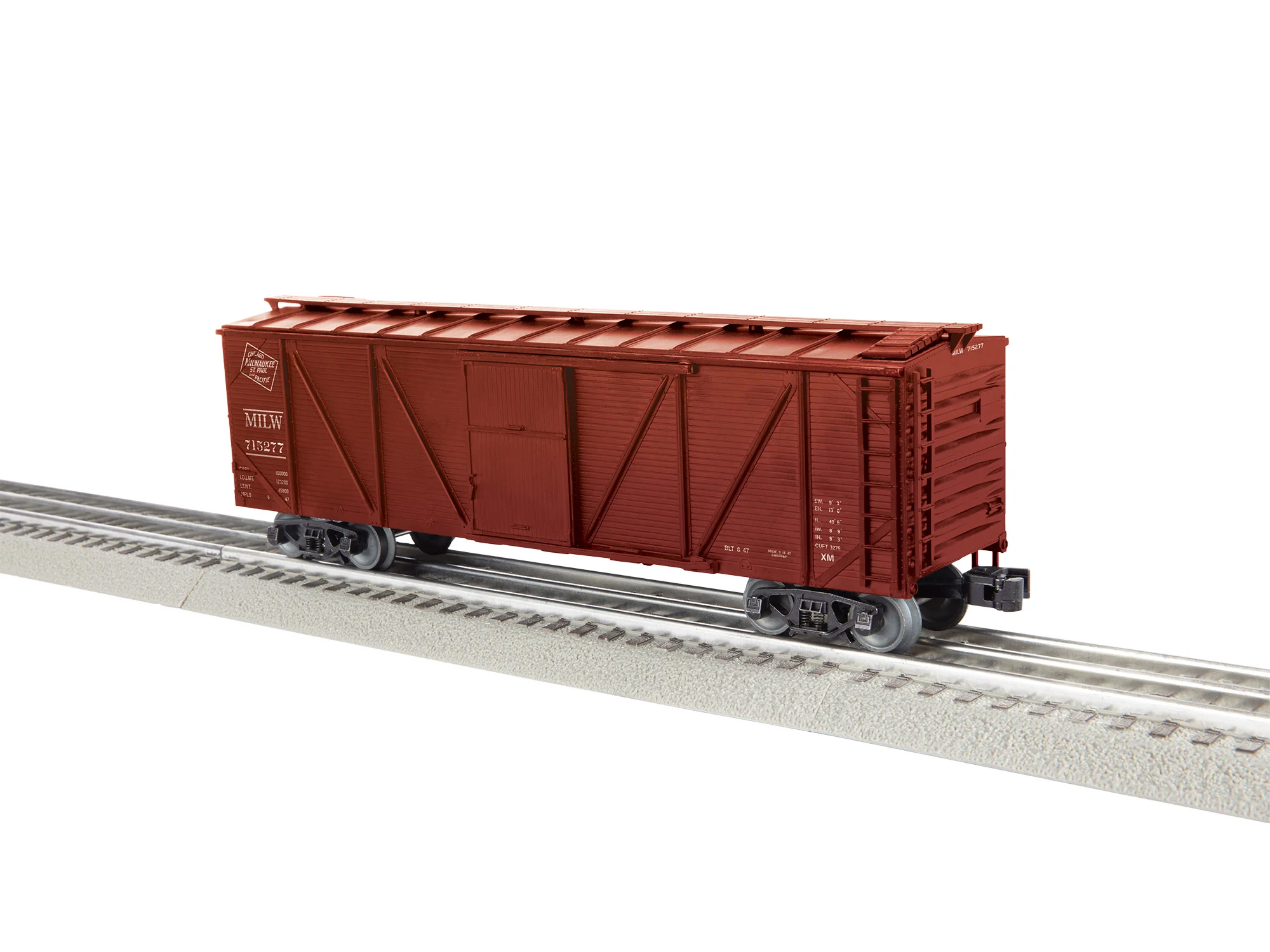 Lionel 2642102 - Single Sheath Boxcar "Milwaukee Road" #715277