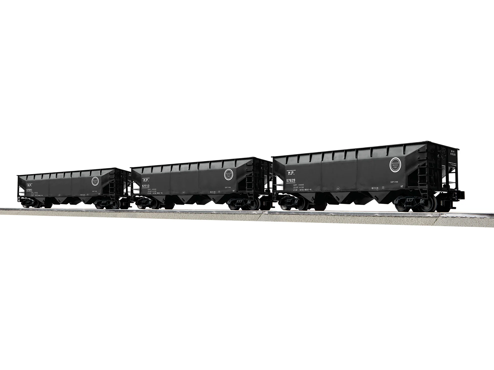 Lionel 2642175 - 3-Bay AAR Hopper Car "Missouri Pacific" (3-Car) Set B