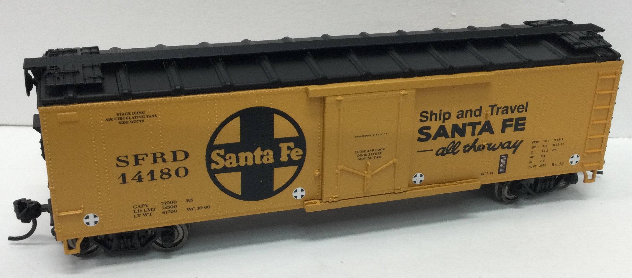 Lionel HO 2354070 - Reefer Car "Santa Fe" #14180 - Image 2