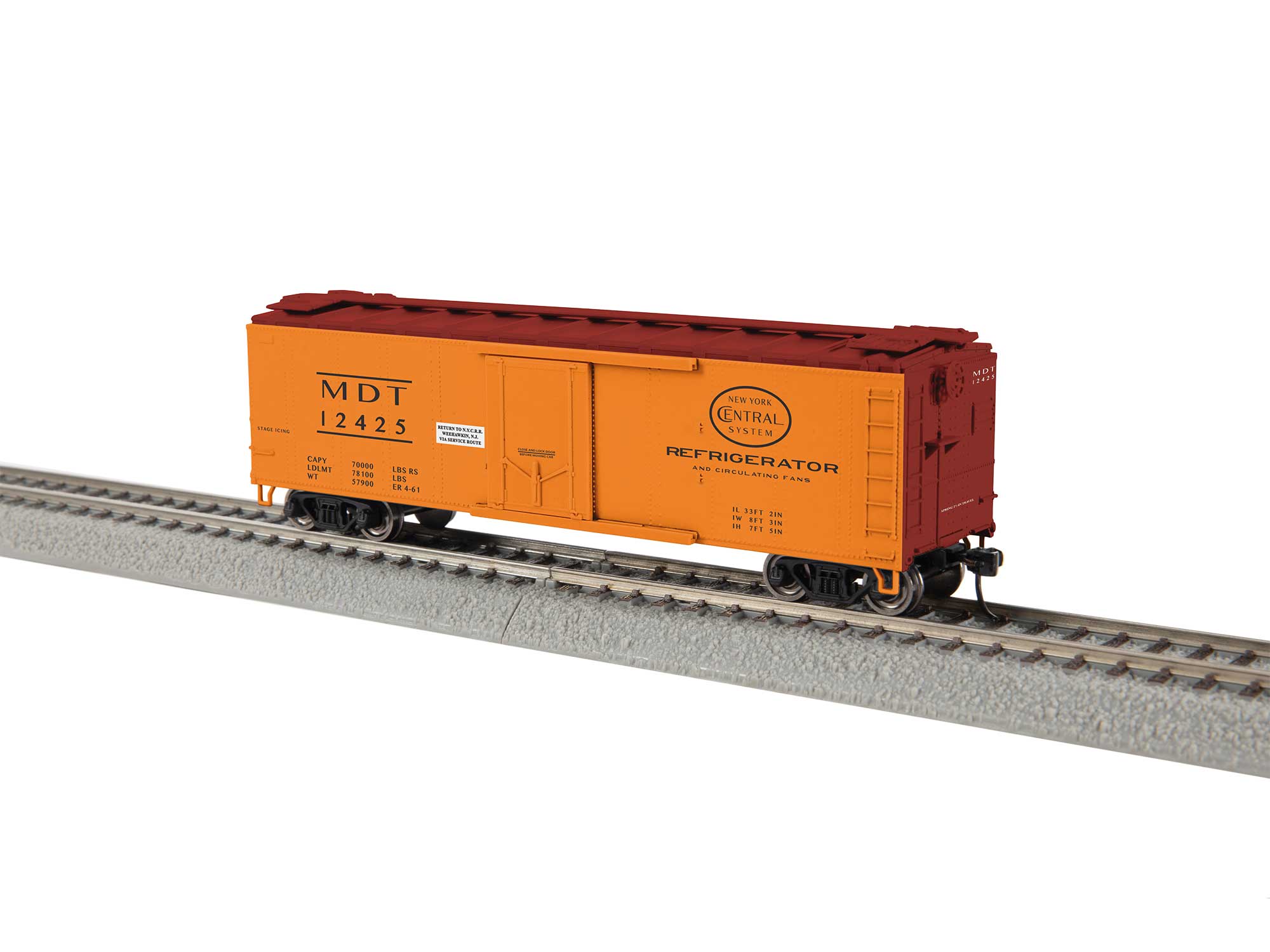 Lionel HO 2454330 - Reefer Car "New York Central" #12425 - Image 3