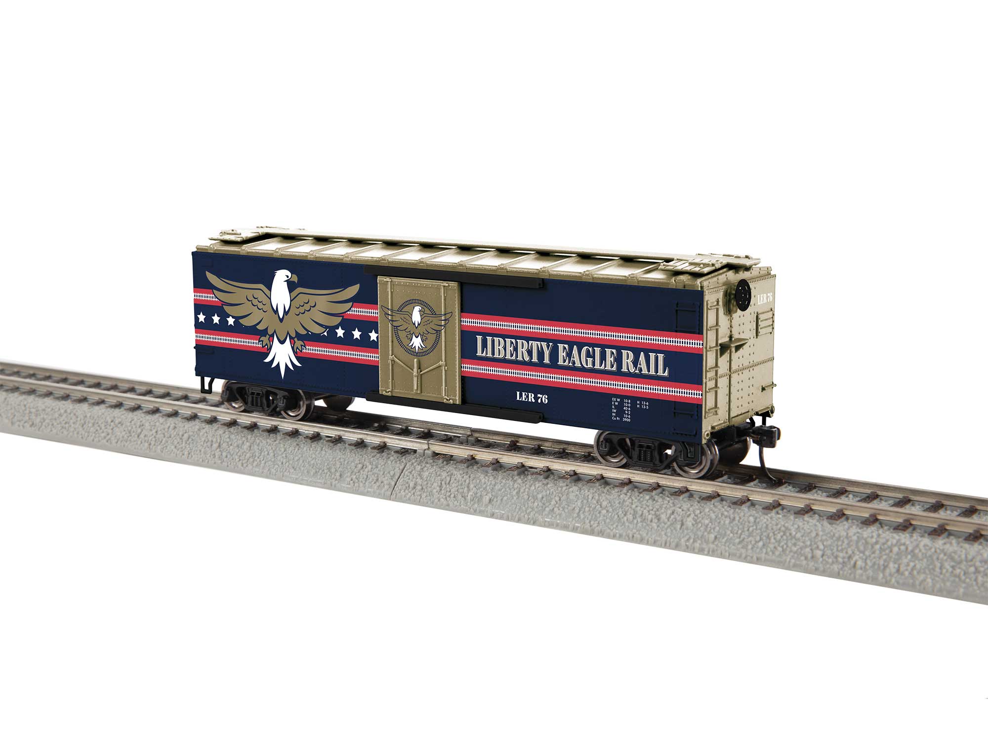 Lionel HO 2454370 - Reefer Car "U.S.A." #LER76 - Image 3
