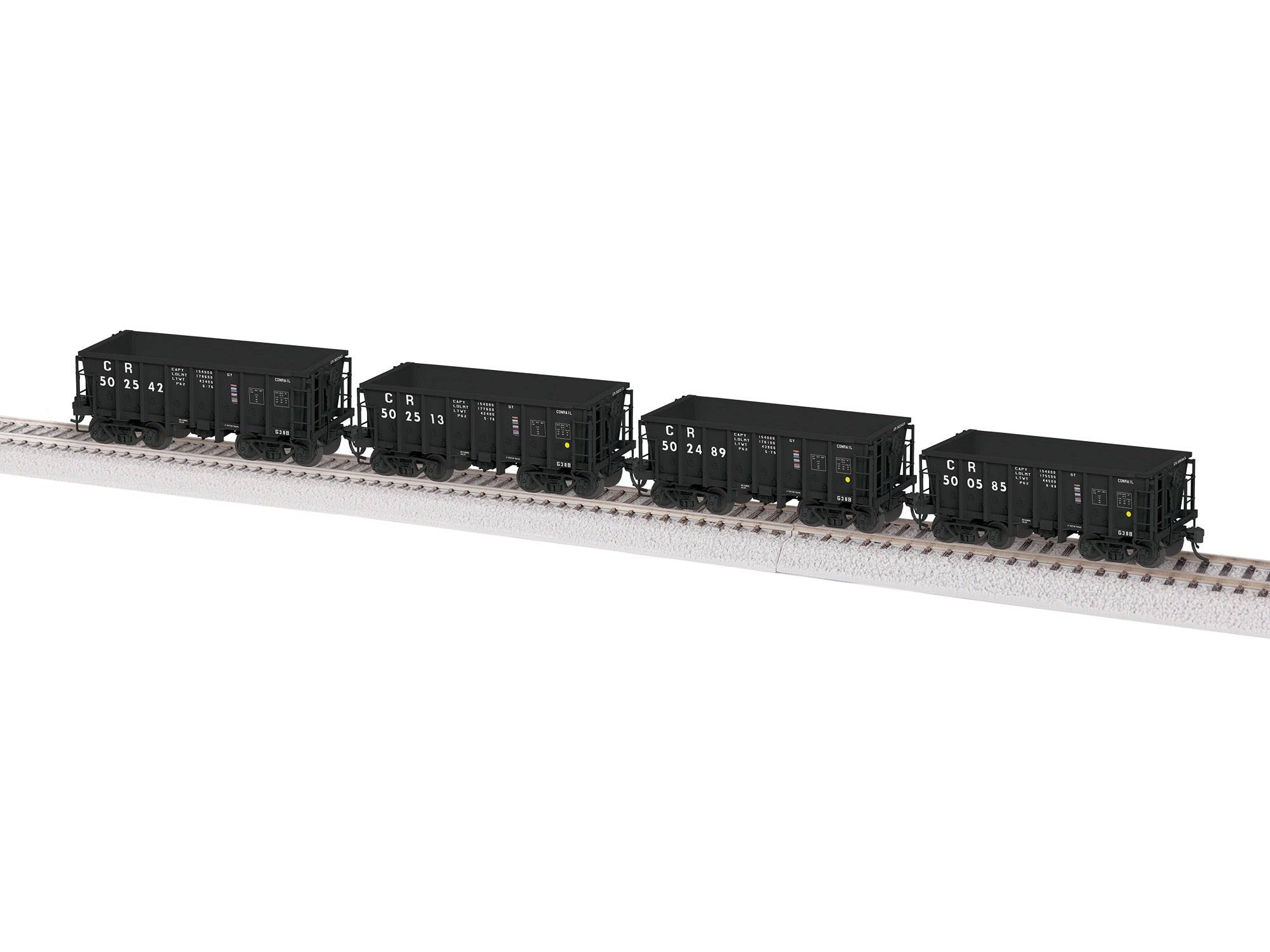 Lionel HO 2474142 - G38B Ore Car "Conrail" (4-Car) Set 2