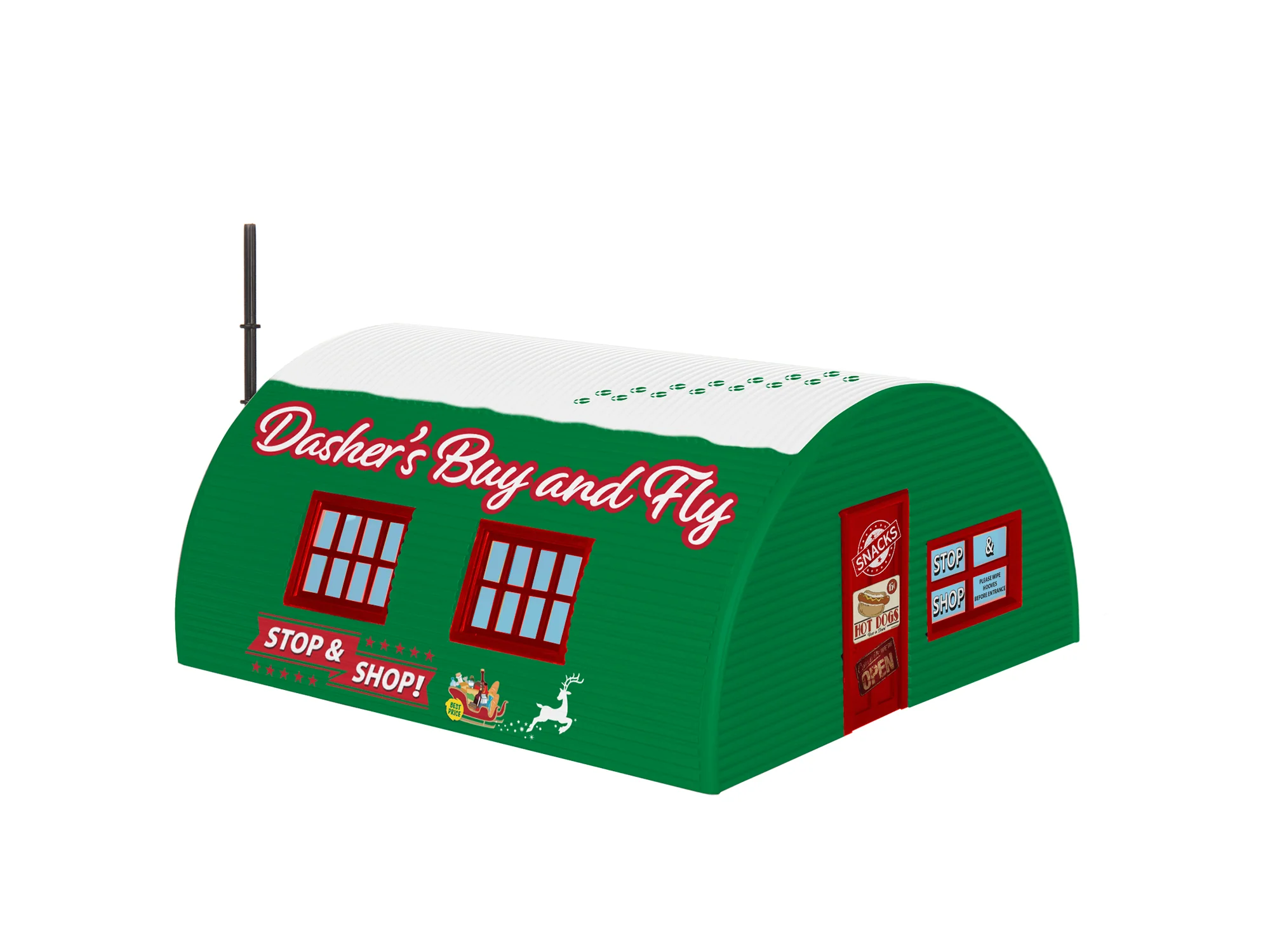 Lionel 2330140 - Quonset Hut "Dashers Buy & Fly" - Image 6