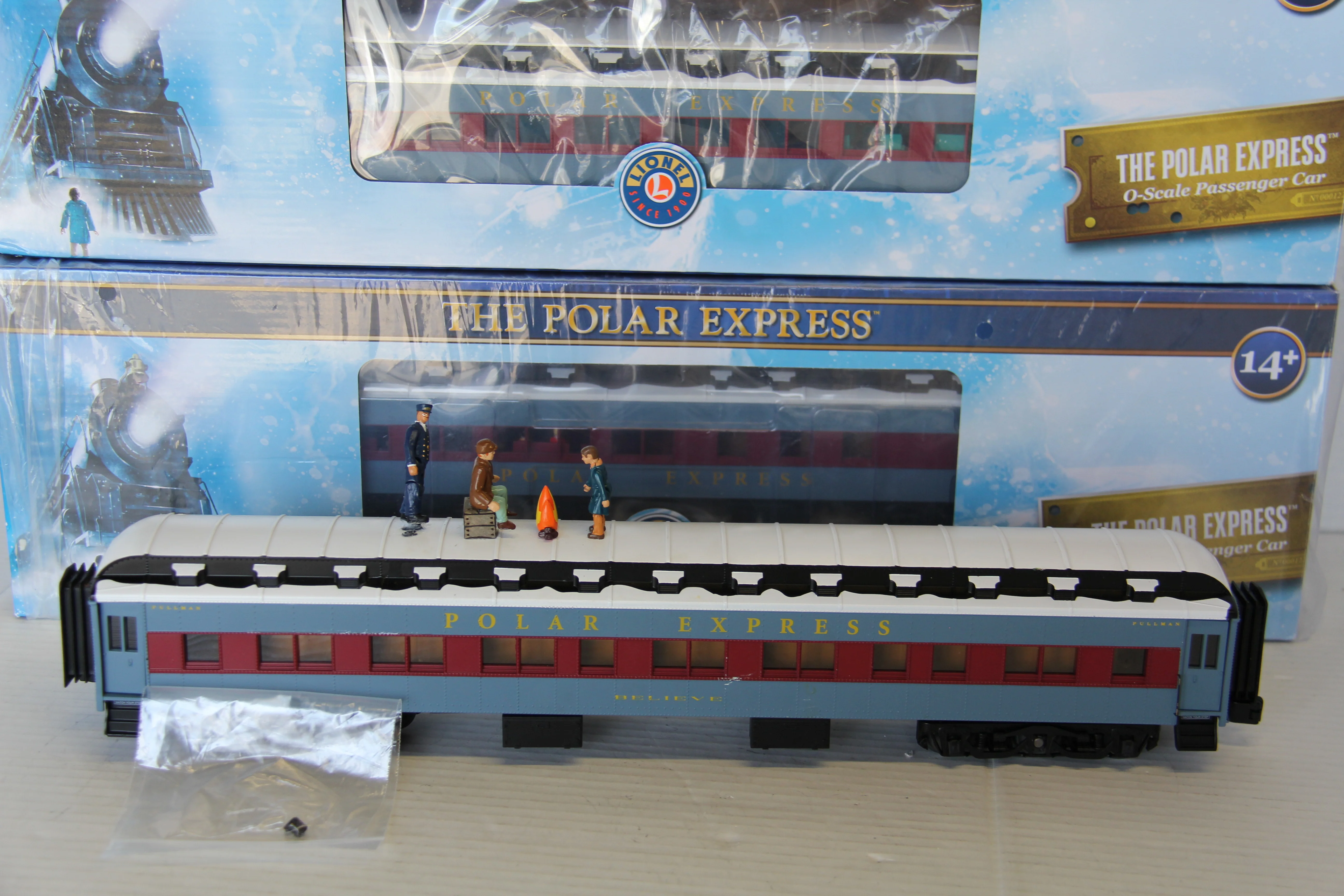 Lionel 2431480 Polar Express 20th Anniversary LEGACY Berkshire #1225 Special Edition Red & 5 Polar Express Passenger Car Set-Second hand-M7473 - Image 21