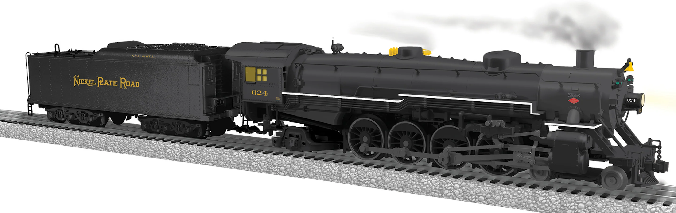 Lionel 2531660 - Legacy USRA Heavy Mikado Steam Locomotive "Nickel Plate Road" #624 - Custom Run for MrMuffin'sTrains - Image 6