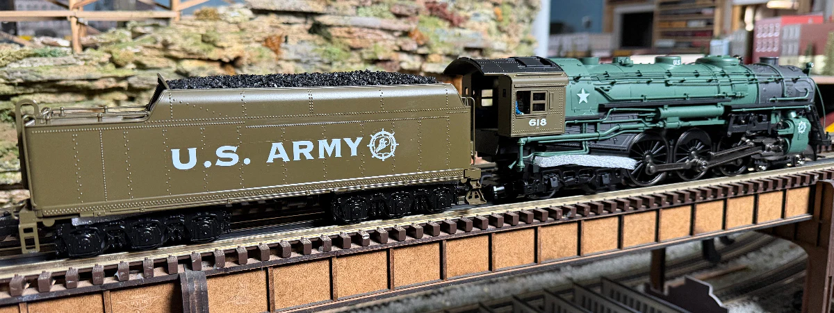 Lionel 2531730U - Vision Line J1e Hudson Steam Locomotive "U.S Army" #618 - Custom Run for MrMuffin'sTrains - Image 5