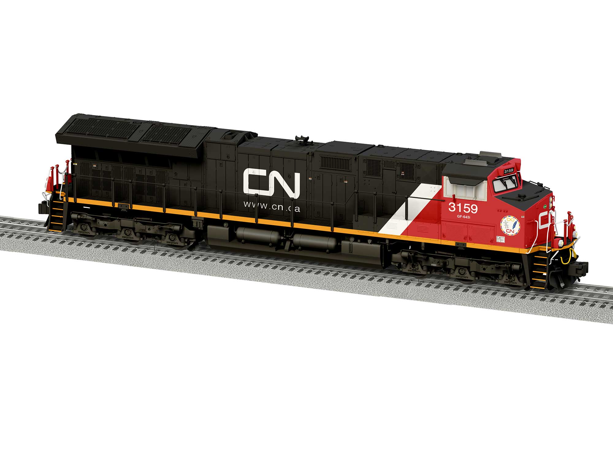 Lionel 2533461 - Legacy ET44AC Diesel Locomotive "Canadian National" #3159 - Image 6