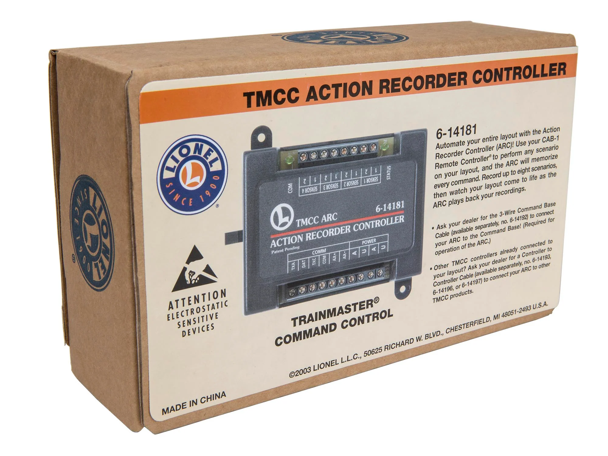 Lionel 6-14181 - TMCC Action Recorder Controller (ARC) - Image 3