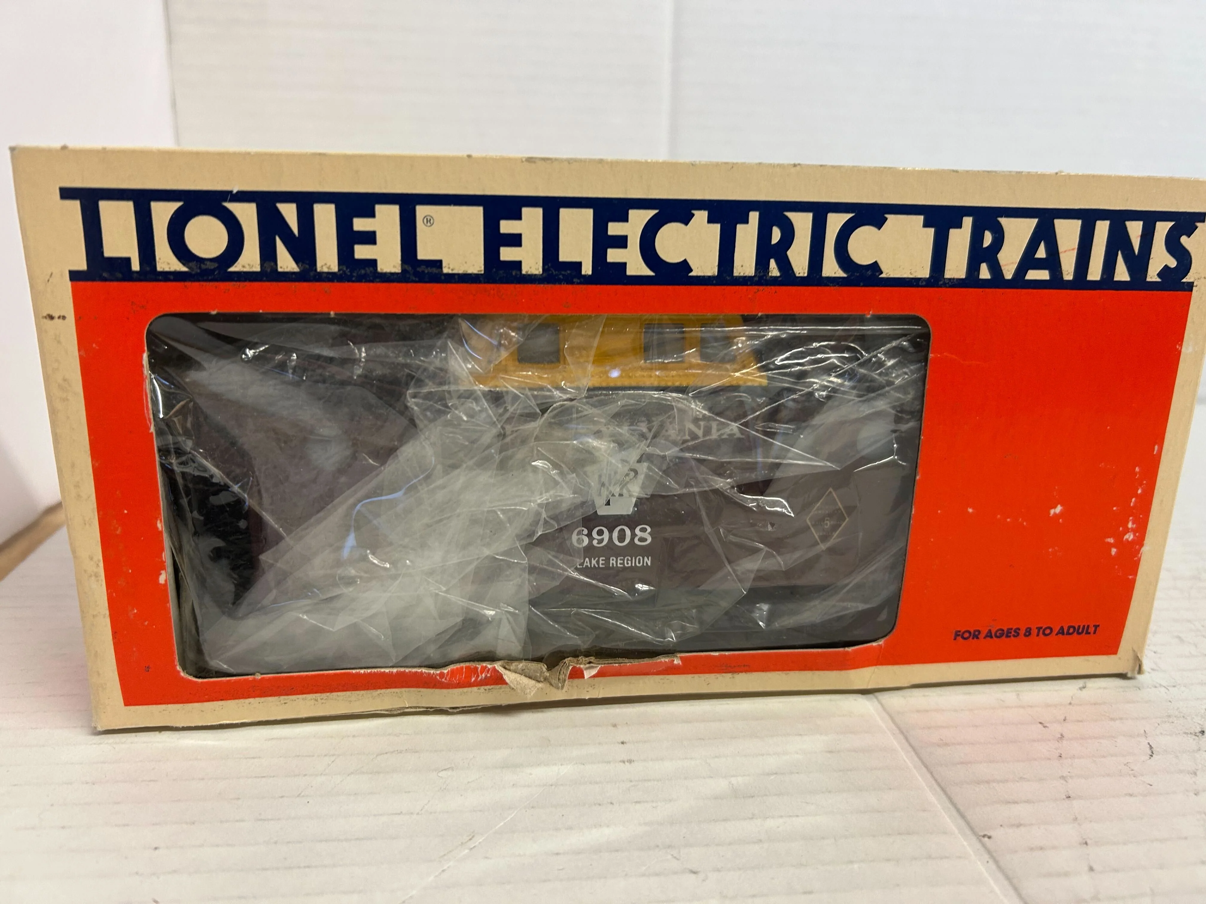 Lionel 6-6908 Pennsylvania Illuminated Porthole Caboose-Second hand-M7544 - Image 3