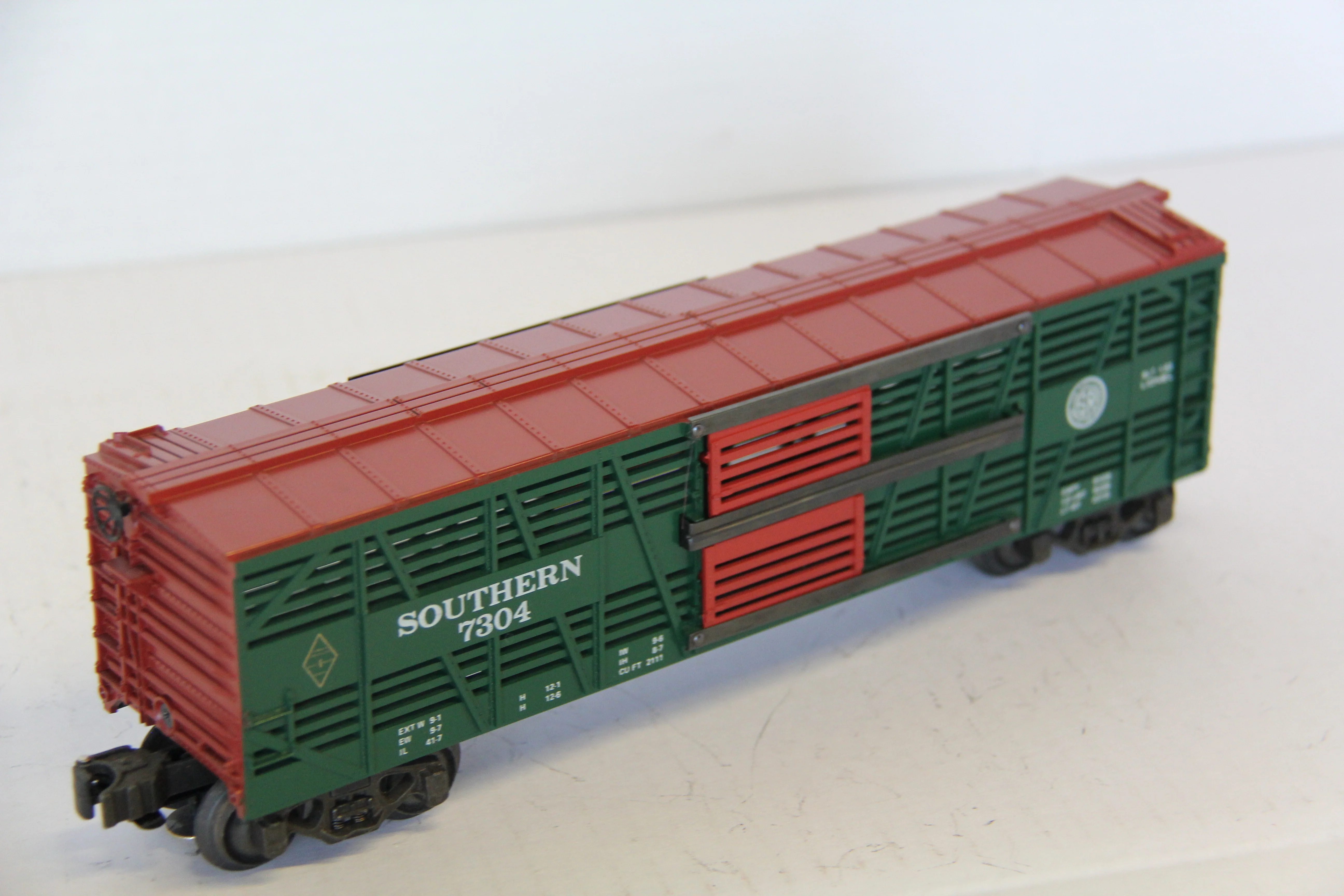 Lionel 6-7304 Famous American Railroad Southern Double Door Stock Car-Second hand-M7541 - Image 3