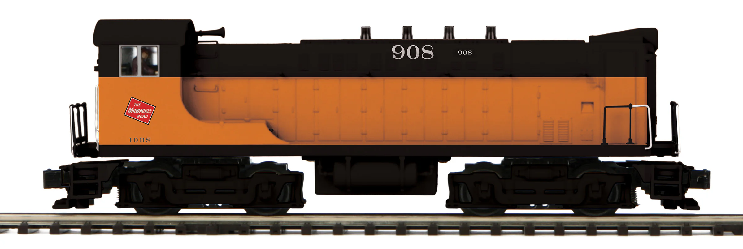 MTH 20-21654-1 - VO 1000 Diesel Engine "Milwaukee Road" w/ PS3 #908 - Custom Run for MrMuffin'sTrains - Image 3