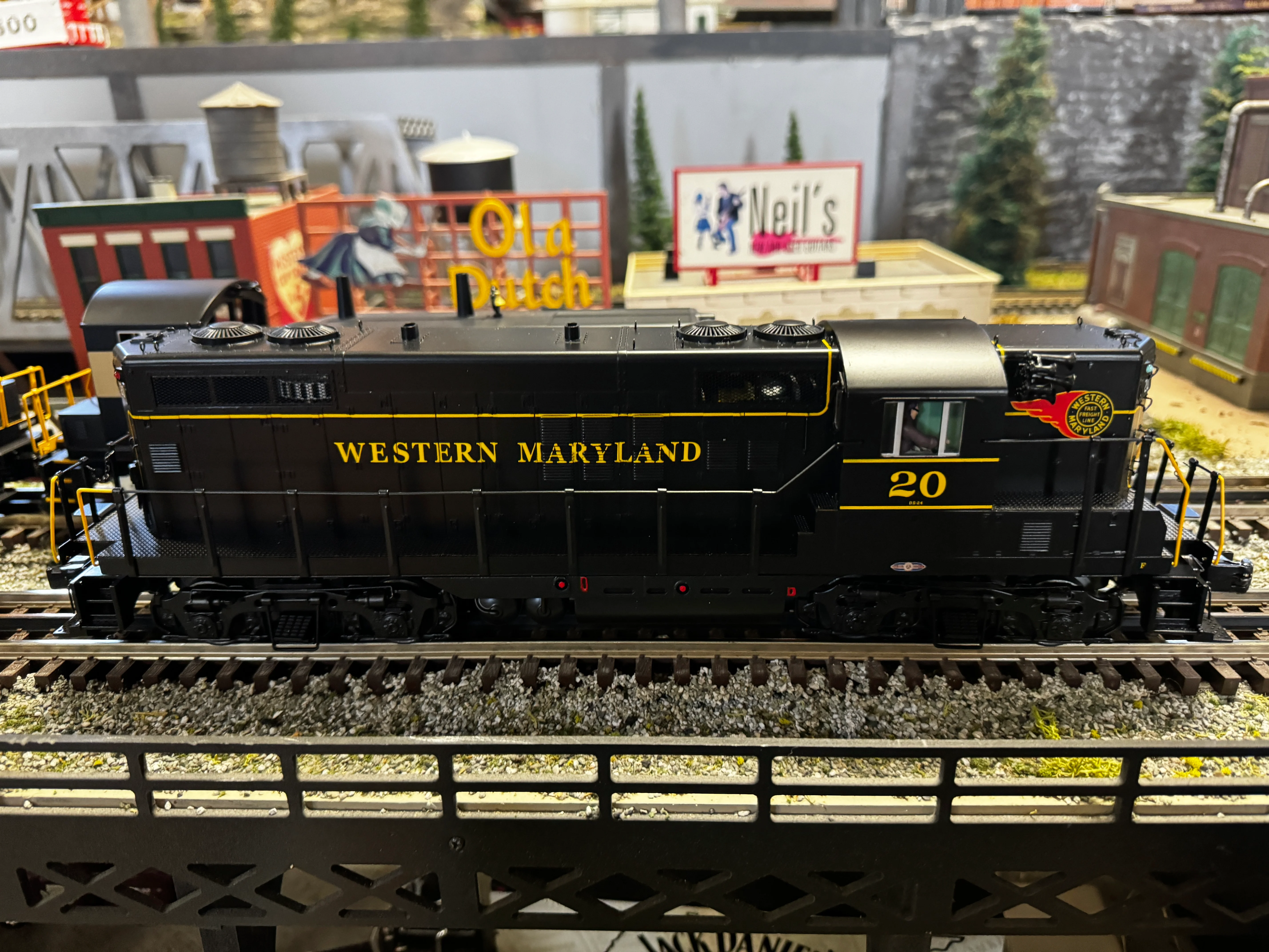 MTH 20-21744-1 - GP-7 Diesel Engine "Western Maryland" #20 w/ PS3 - Image 2