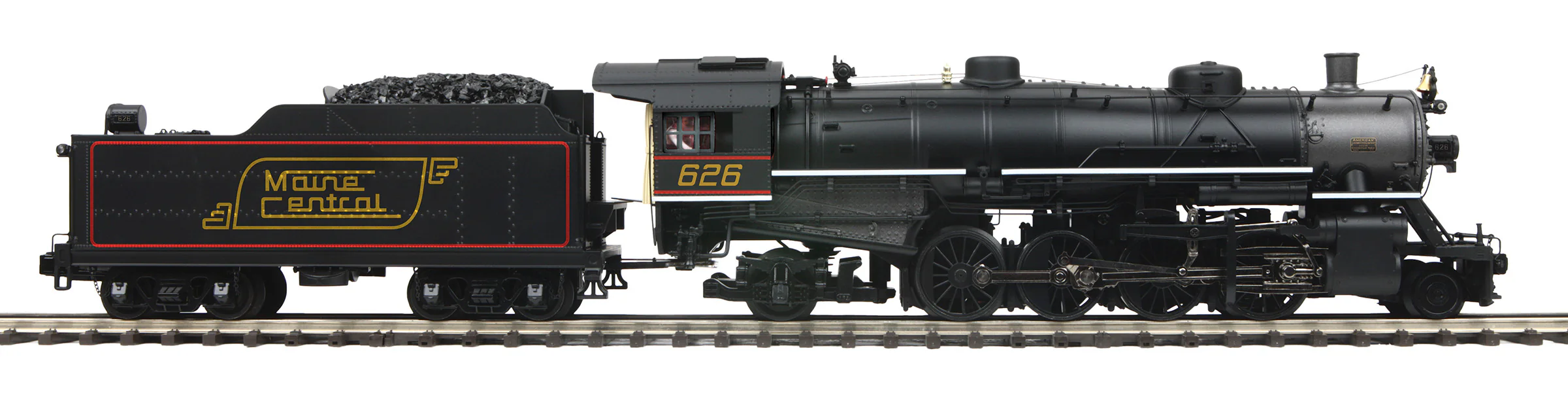 MTH 20-3837-1 - 2-8-2 USRA Light Mikado Steam Engine "Maine Central" w/ PS3 #626 - Image 4