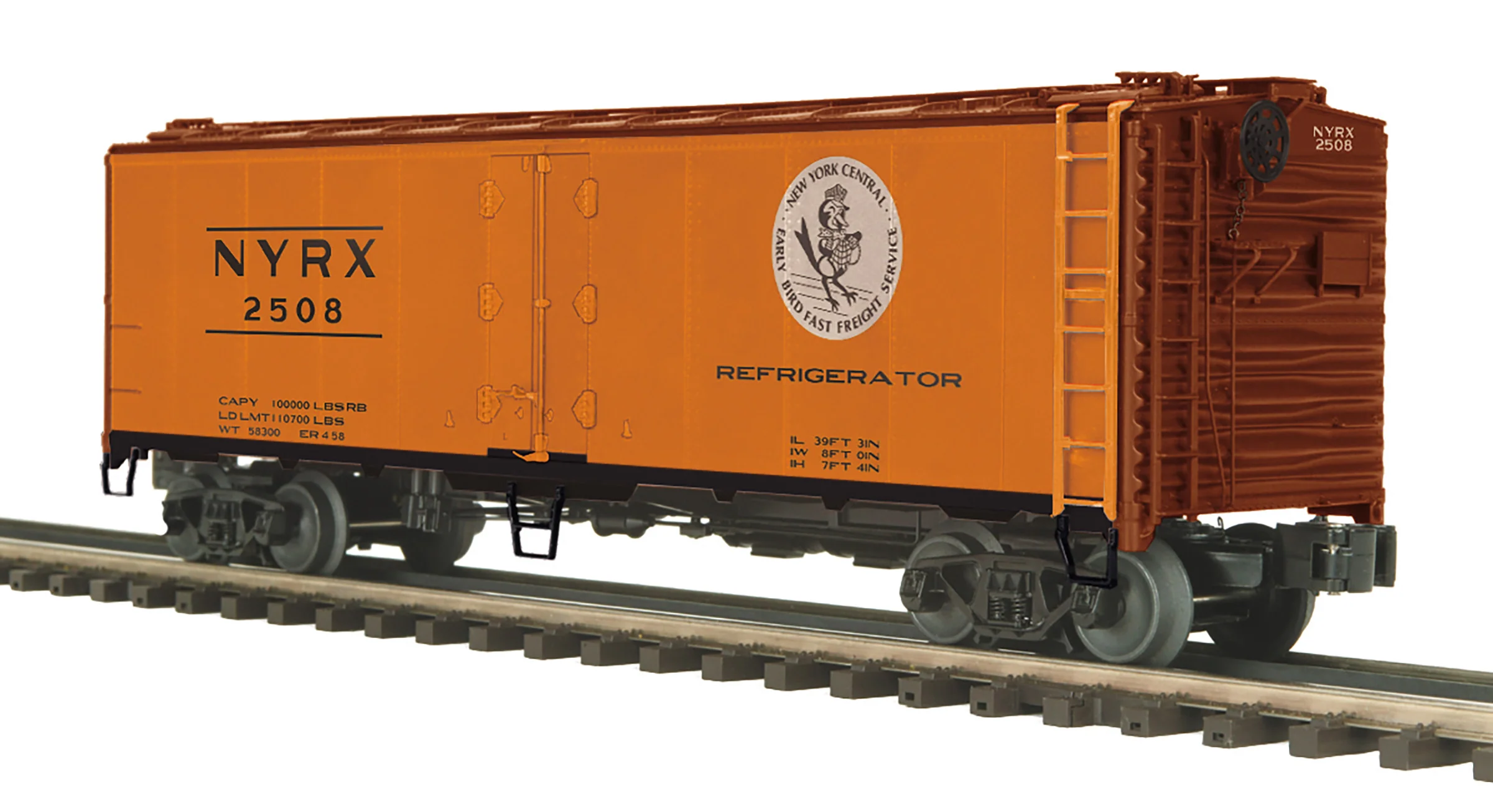 MTH 20-94593 - 40' Steel Sided Reefer Car "New York Central" #2508 - Custom Run for MrMuffin'sTrains - Image 3