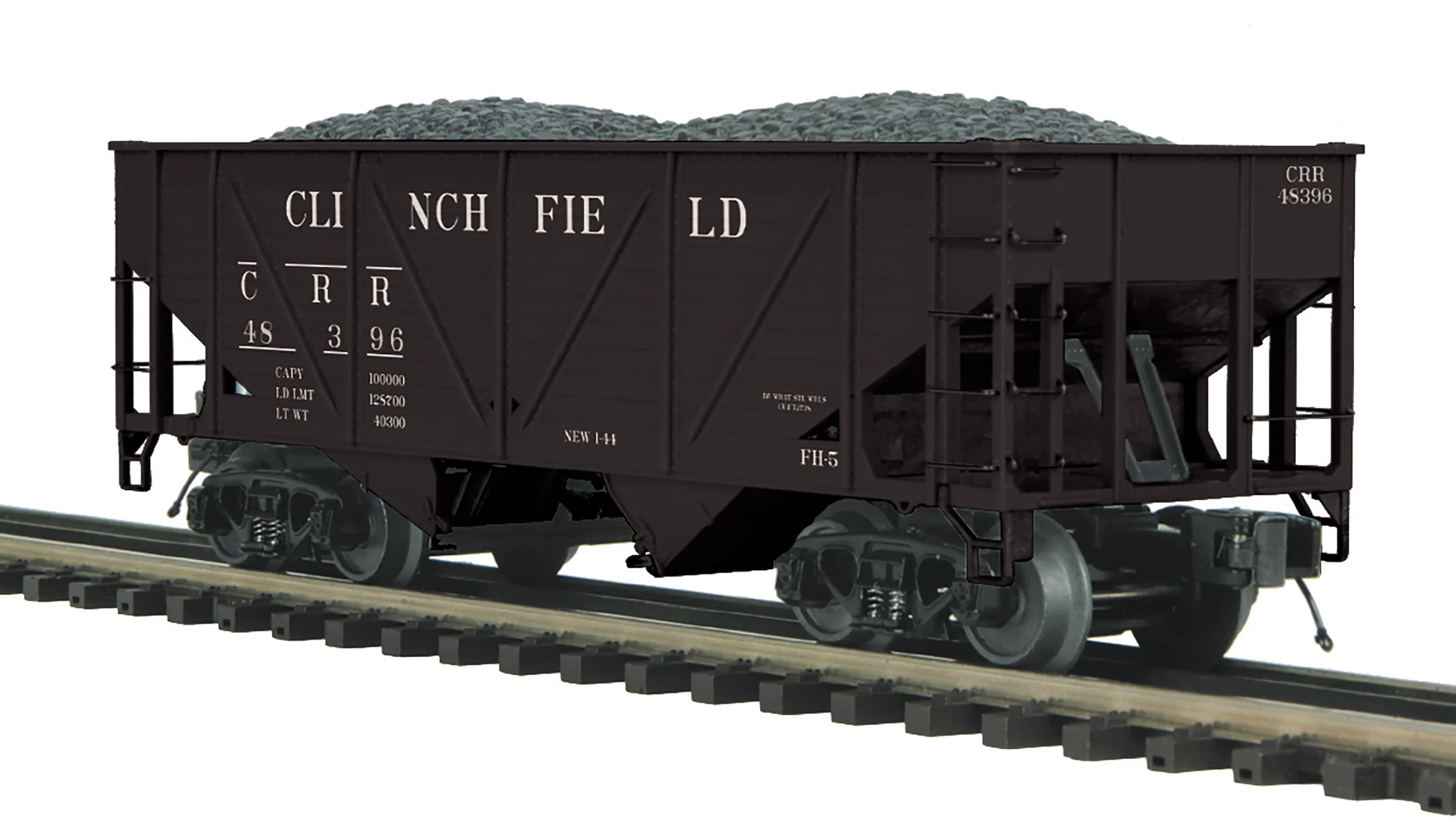 MTH 20-95664 - 34' Composite Hopper Car "Clinchfield" #48396 - Custom Run for MrMuffin'sTrains - Image 3