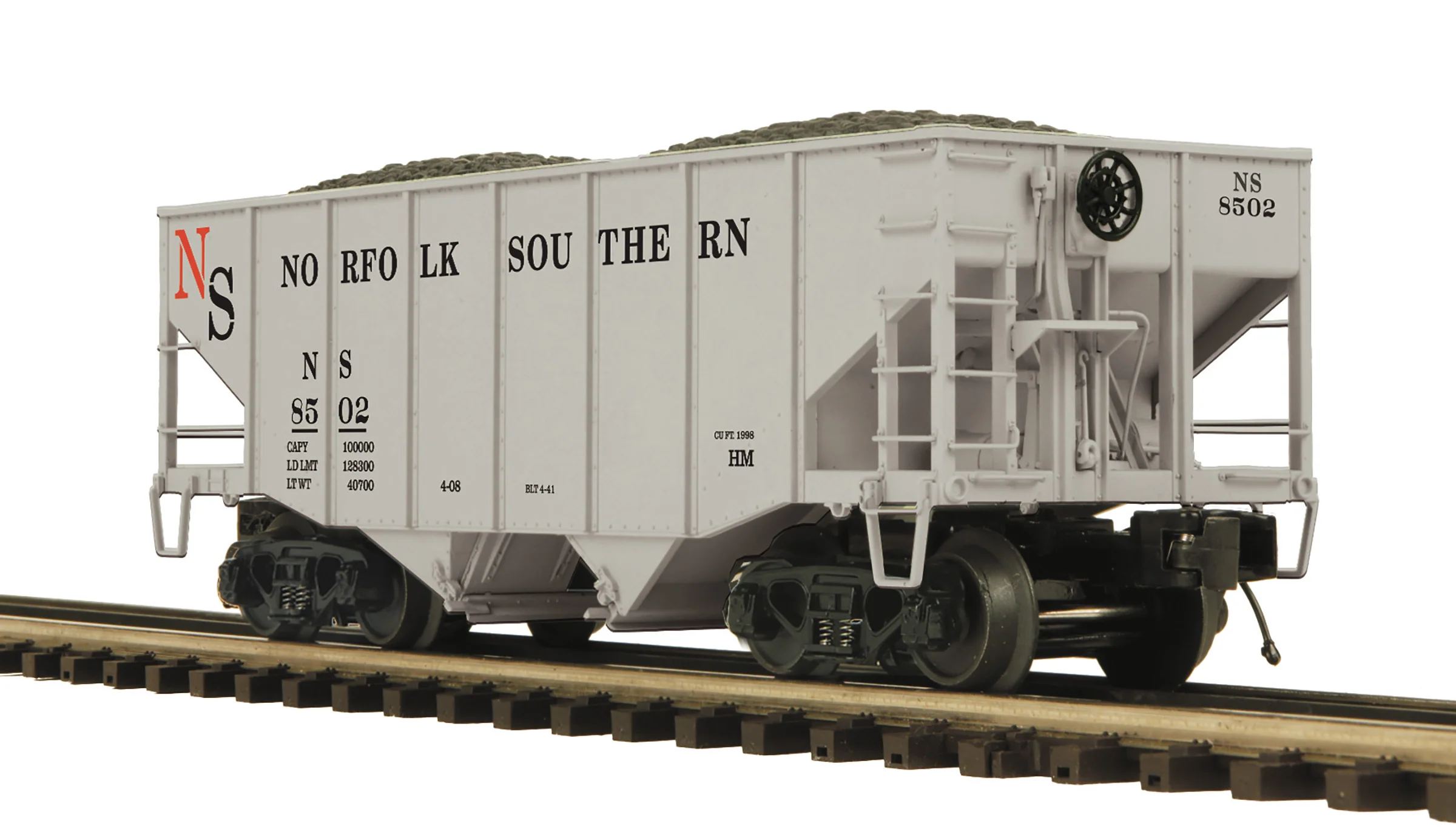 MTH 20-95709 - 2-Bay Fish Belly Hopper Car "Norfolk Southern" - Image 4