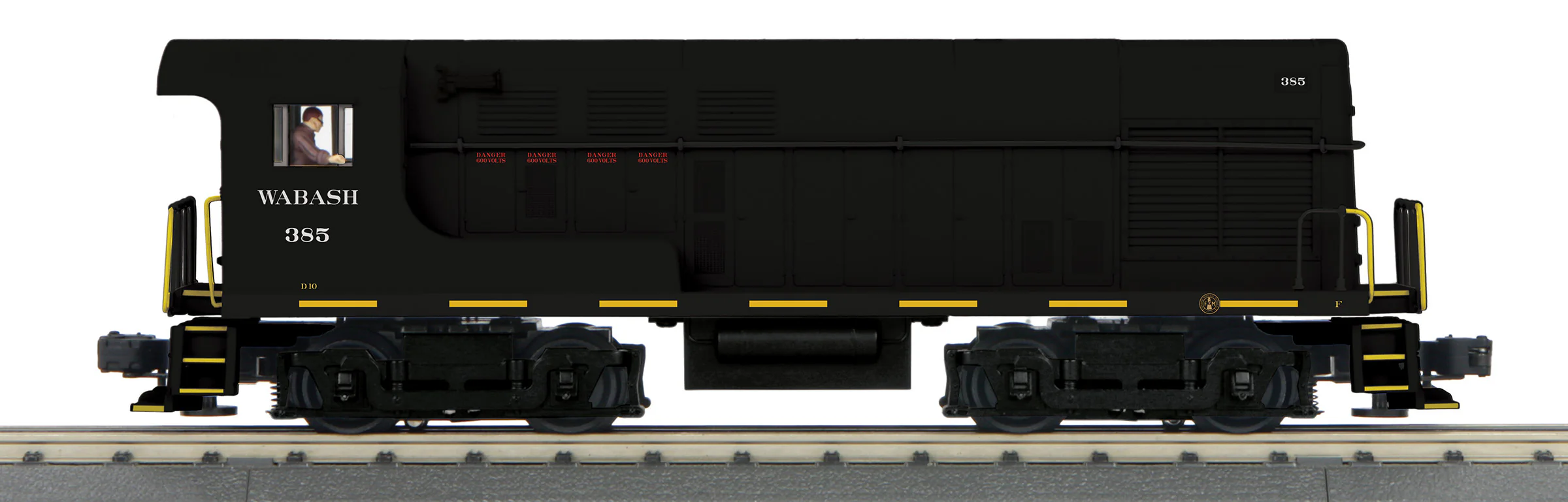 MTH 30-21022-1 - FM H10-44 Diesel Engine "Wabash" #385 w/ PS3 - Custom Run for MrMuffin'sTrains - Image 2