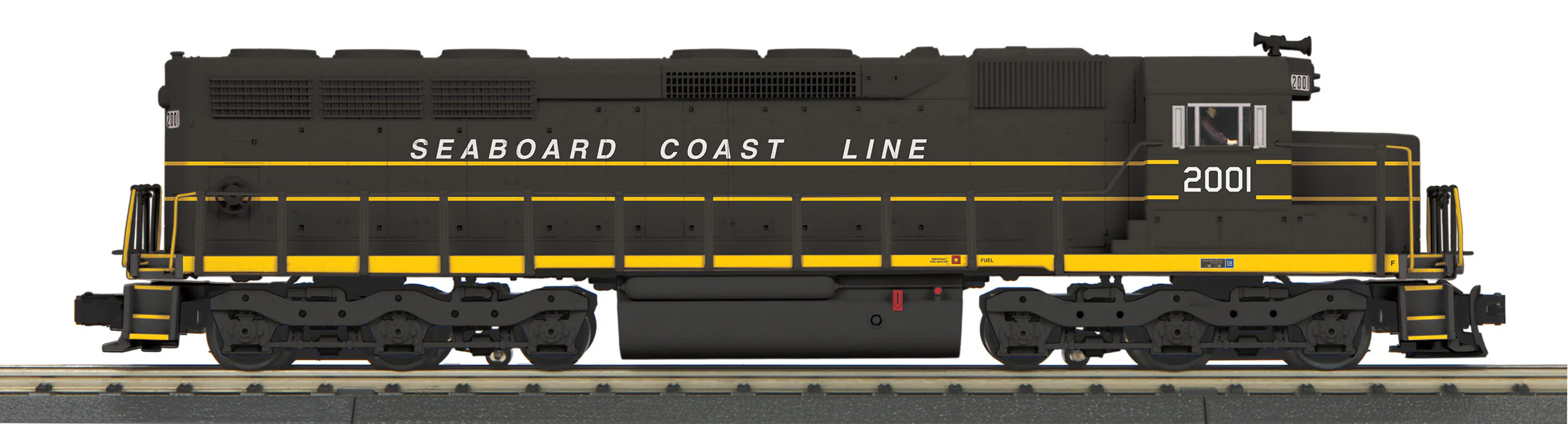 MTH 30-21121-1 - SD-45 Diesel Engine "Seaboard Coast Line" #2001 w/ PS3