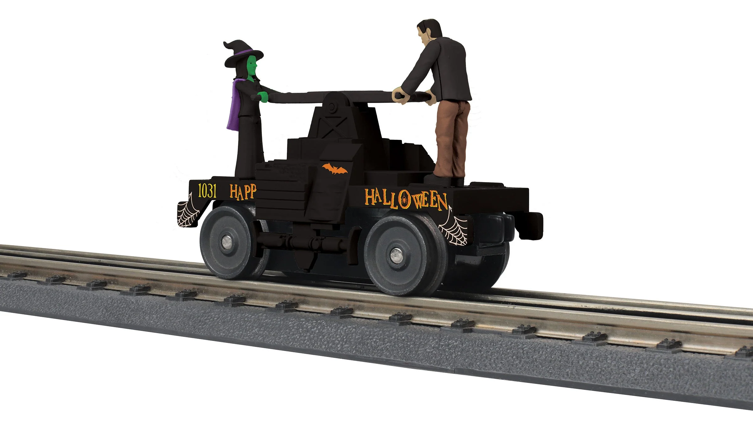 MTH 30-5242 - Operating Hand Car "Halloween" - Image 4