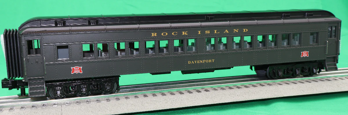 MTH - Railking - 60' Madison Passenger Set "Rock Island" (7-Car) - Custom Run for MrMuffin'sTrains - Image 7