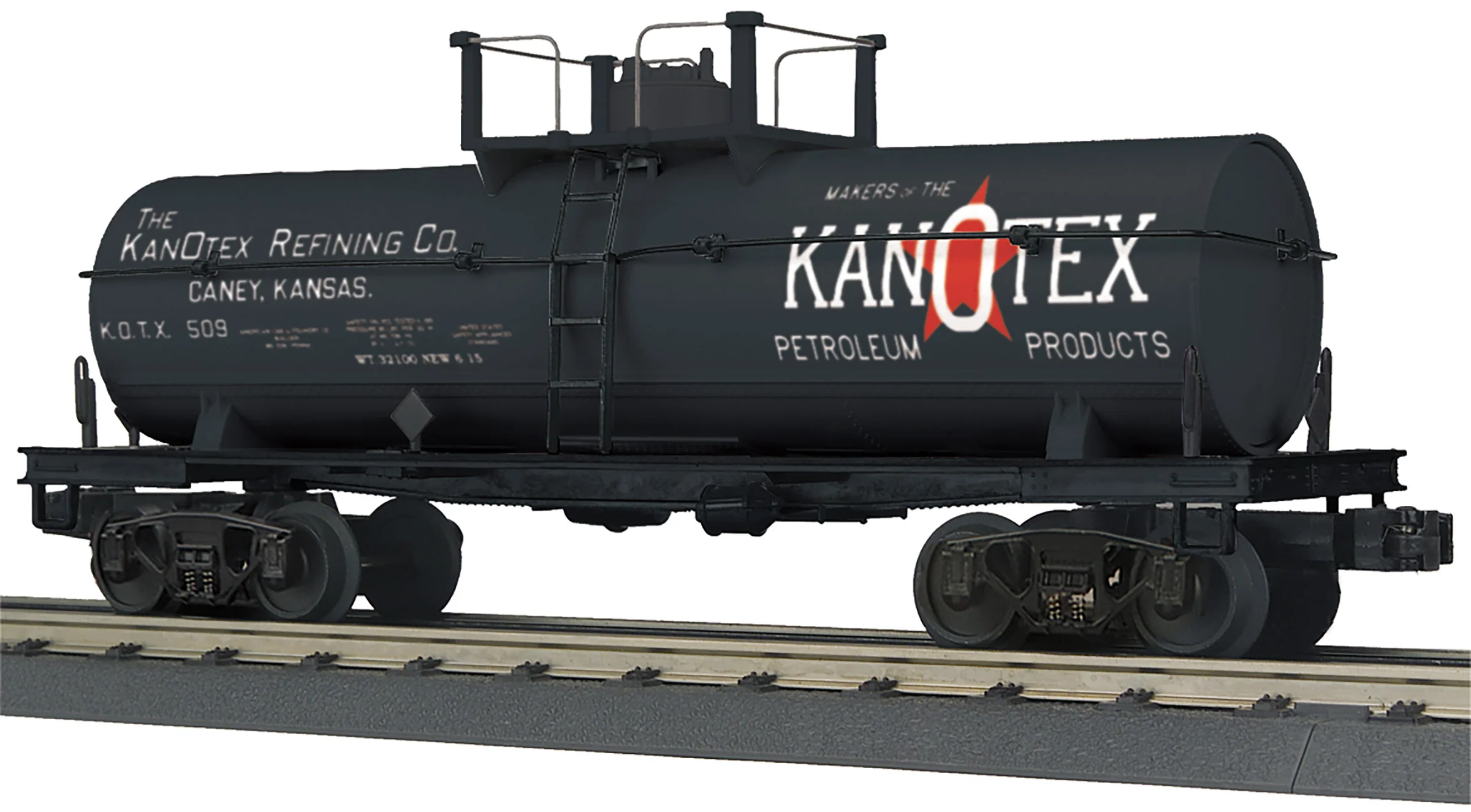 MTH 30-73612 - Tank Car "Kanotex Refining" #509 - Image 4