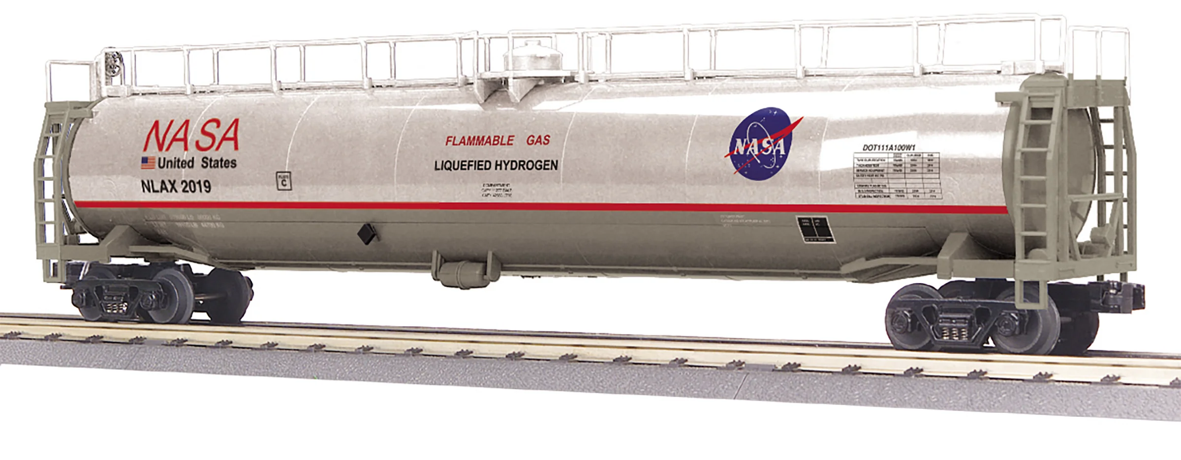 MTH 30-73631 - 33K Gallon Tank Car "NASA" #2019