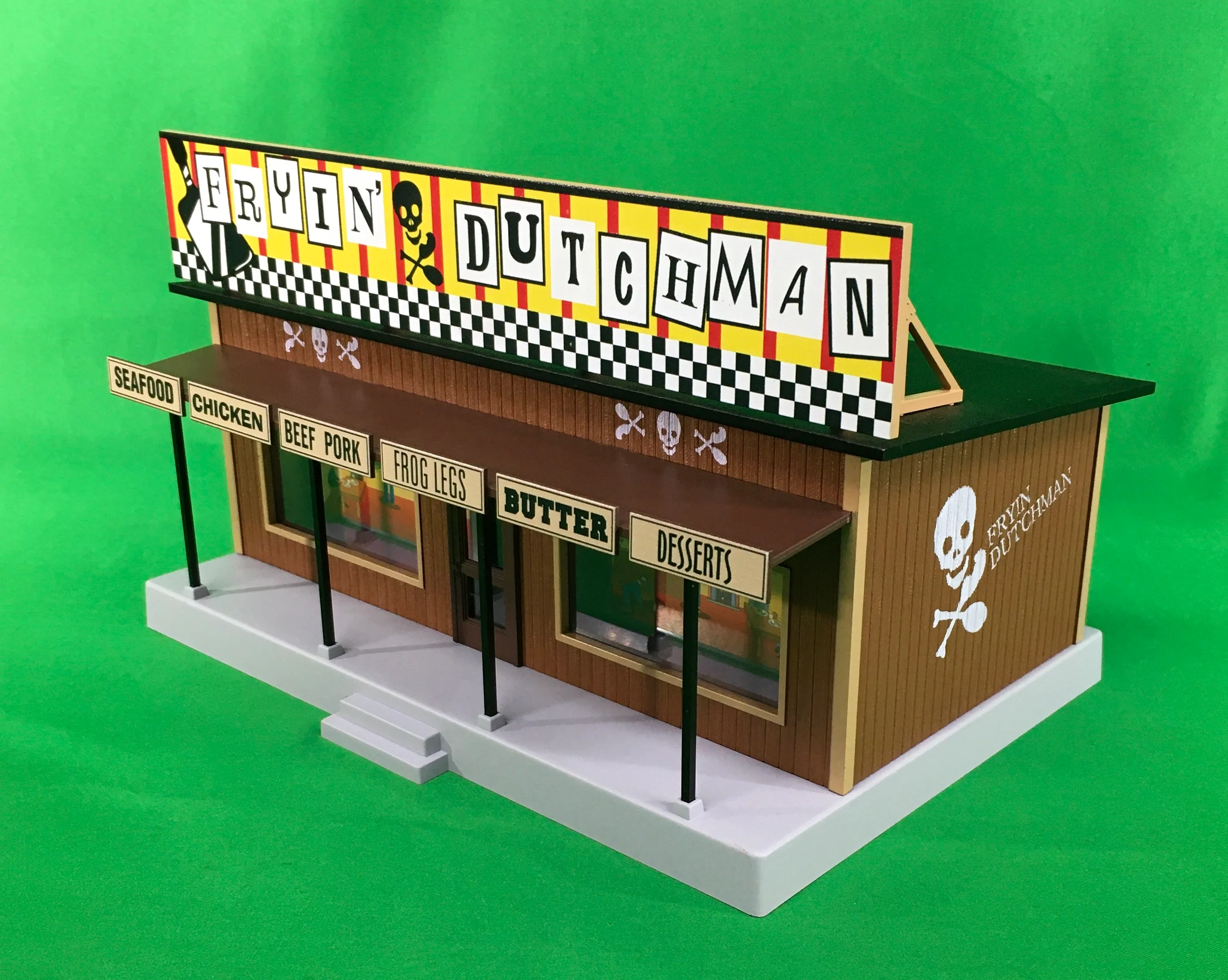 MTH 30-90630 - Road Side Stand "Fryin' Dutchman" - Image 2