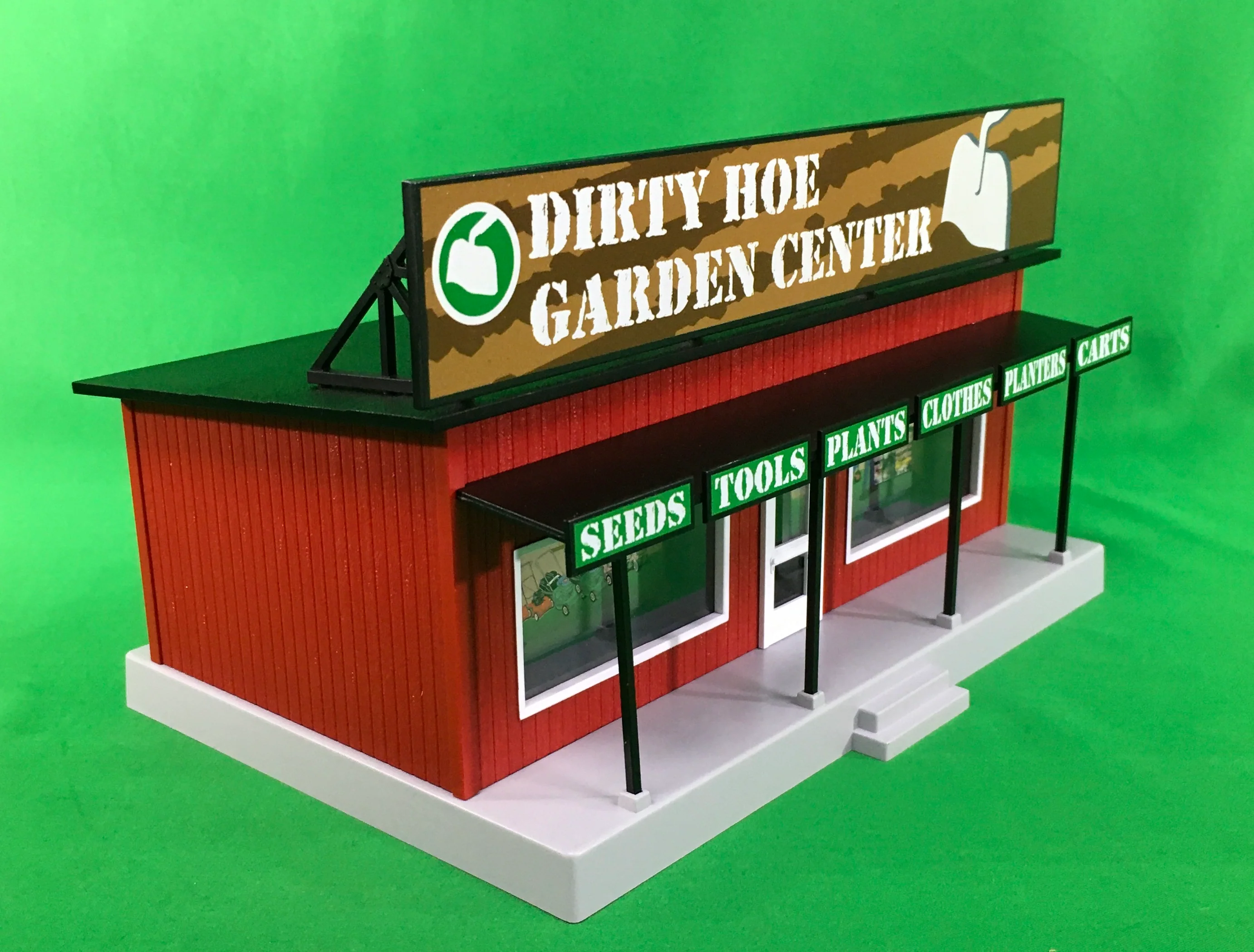 MTH 30-90639 - Road Side Stand "Dirty Hoe Garden Center" - Image 4