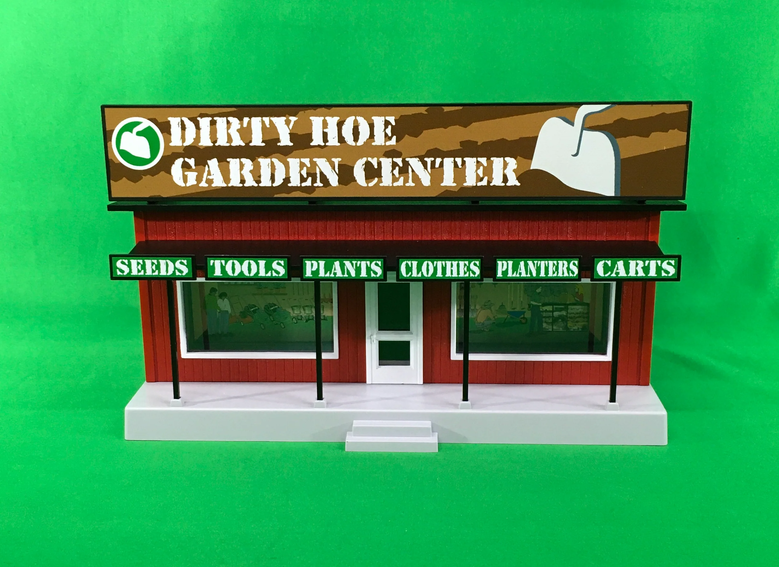 MTH 30-90639 - Road Side Stand "Dirty Hoe Garden Center" - Image 5