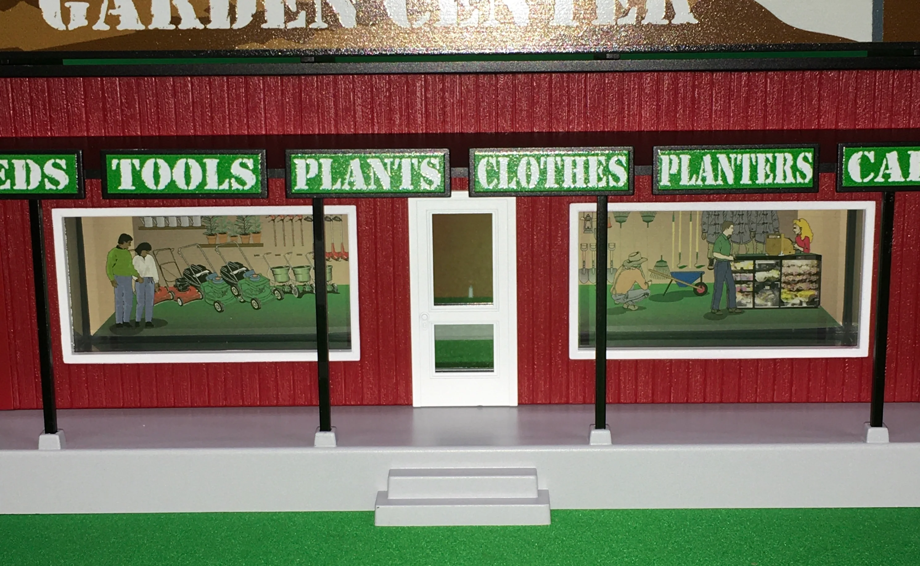 MTH 30-90639 - Road Side Stand "Dirty Hoe Garden Center" - Image 6