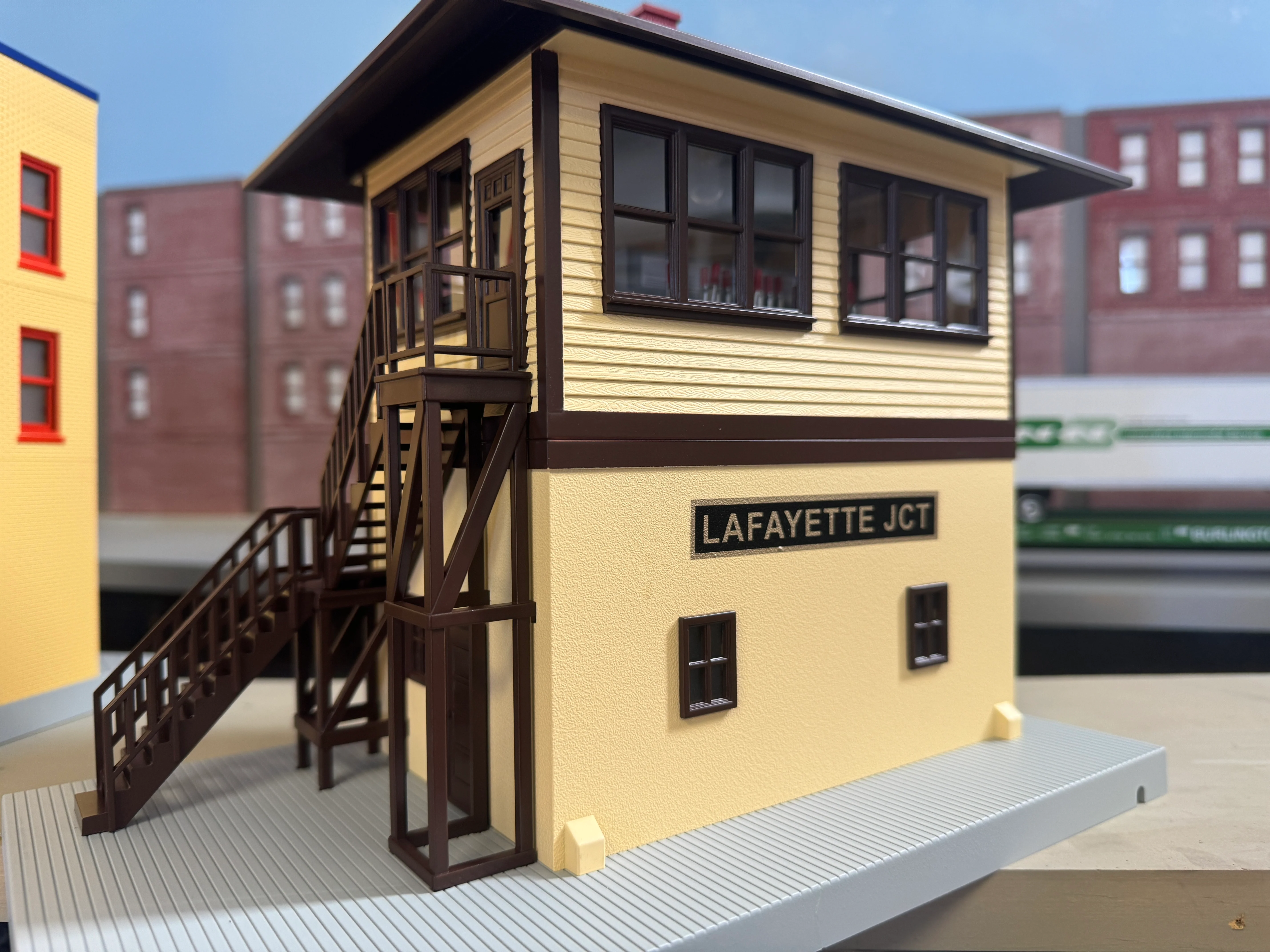 MTH 30-90679 - Switch Tower "Lafayette Junction" (on the Monon) - Custom Run for MrMuffin'sTrains